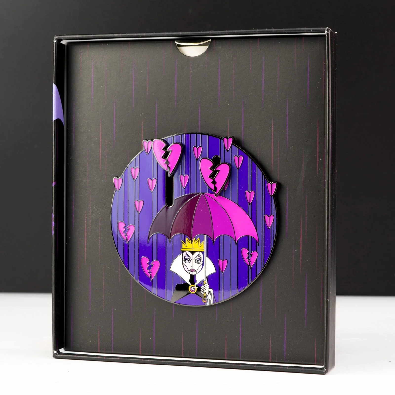 Loungefly x Disney Villains Curse Your Hearts 3 Inch Sliding Pin - Image 2