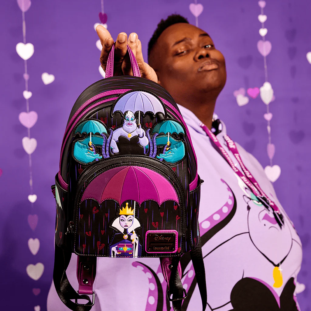 Loungefly X Disney Villains Curse Your Hearts Mini Backpack - Image 2