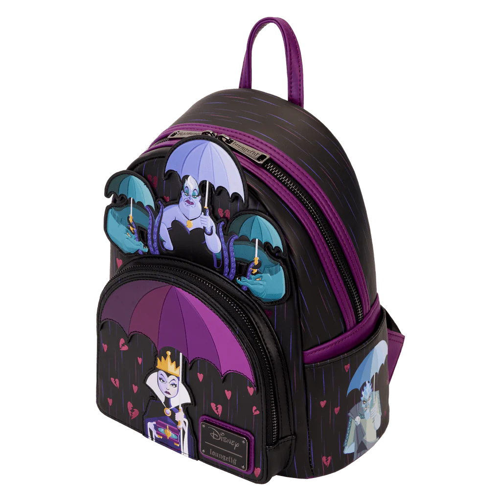 Loungefly X Disney Villains Curse Your Hearts Mini Backpack - Image 3
