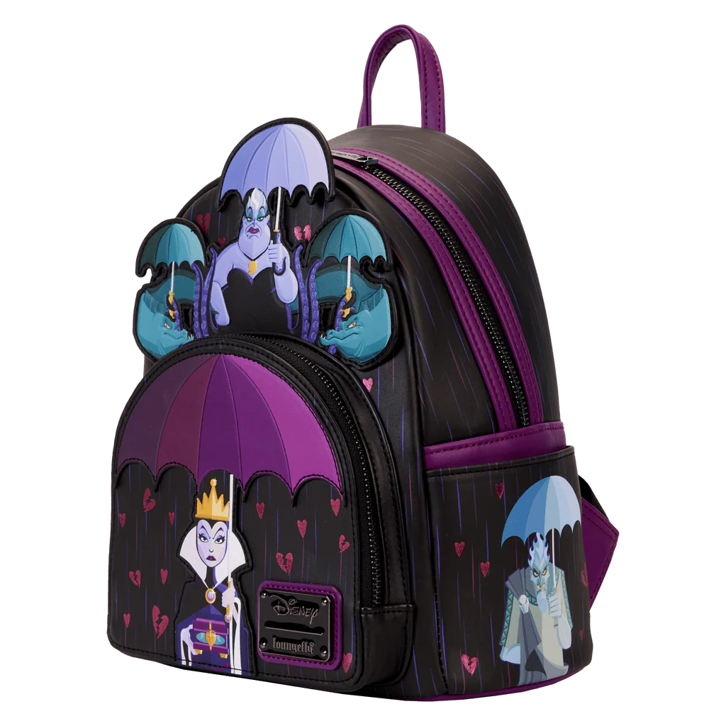 Loungefly X Disney Villains Curse Your Hearts Mini Backpack - Image 4