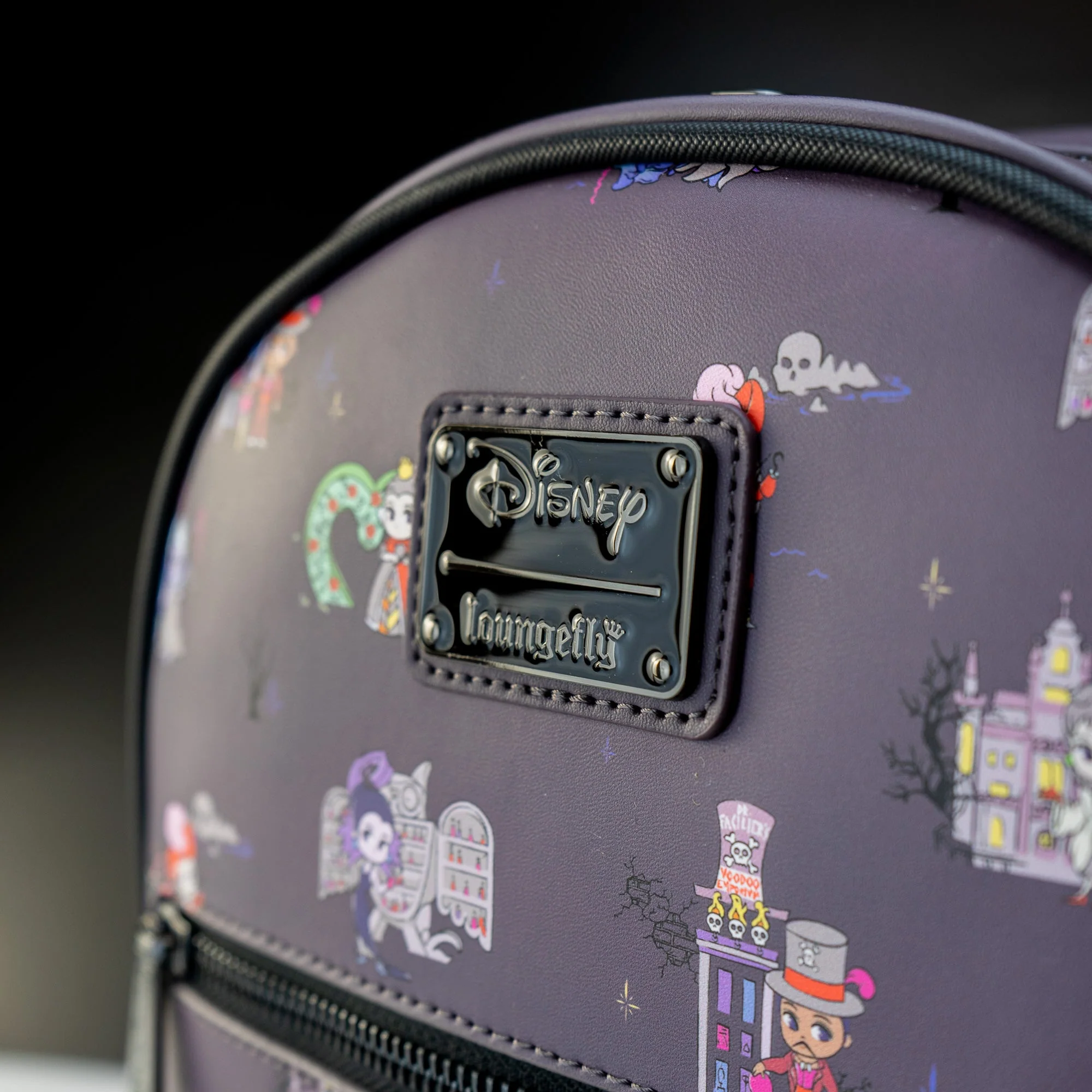 Loungefly x Disney Villains Evil Lair Mini Backpack - Image 3