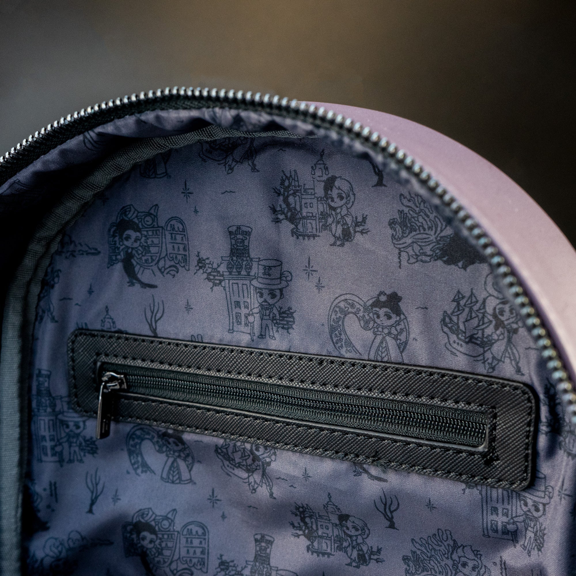 Loungefly x Disney Villains Evil Lair Mini Backpack - Image 4