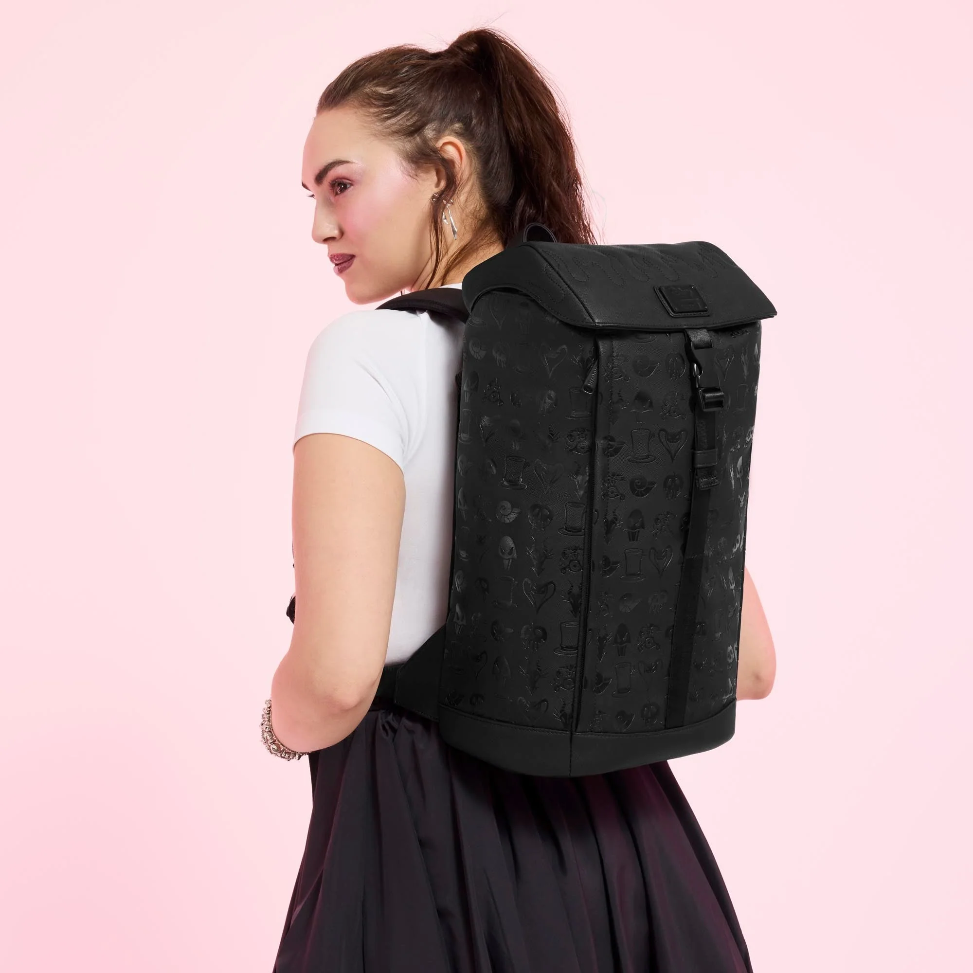 Loungefly x Disney Villains Debossed Icons Full Size Backpack - Image 2