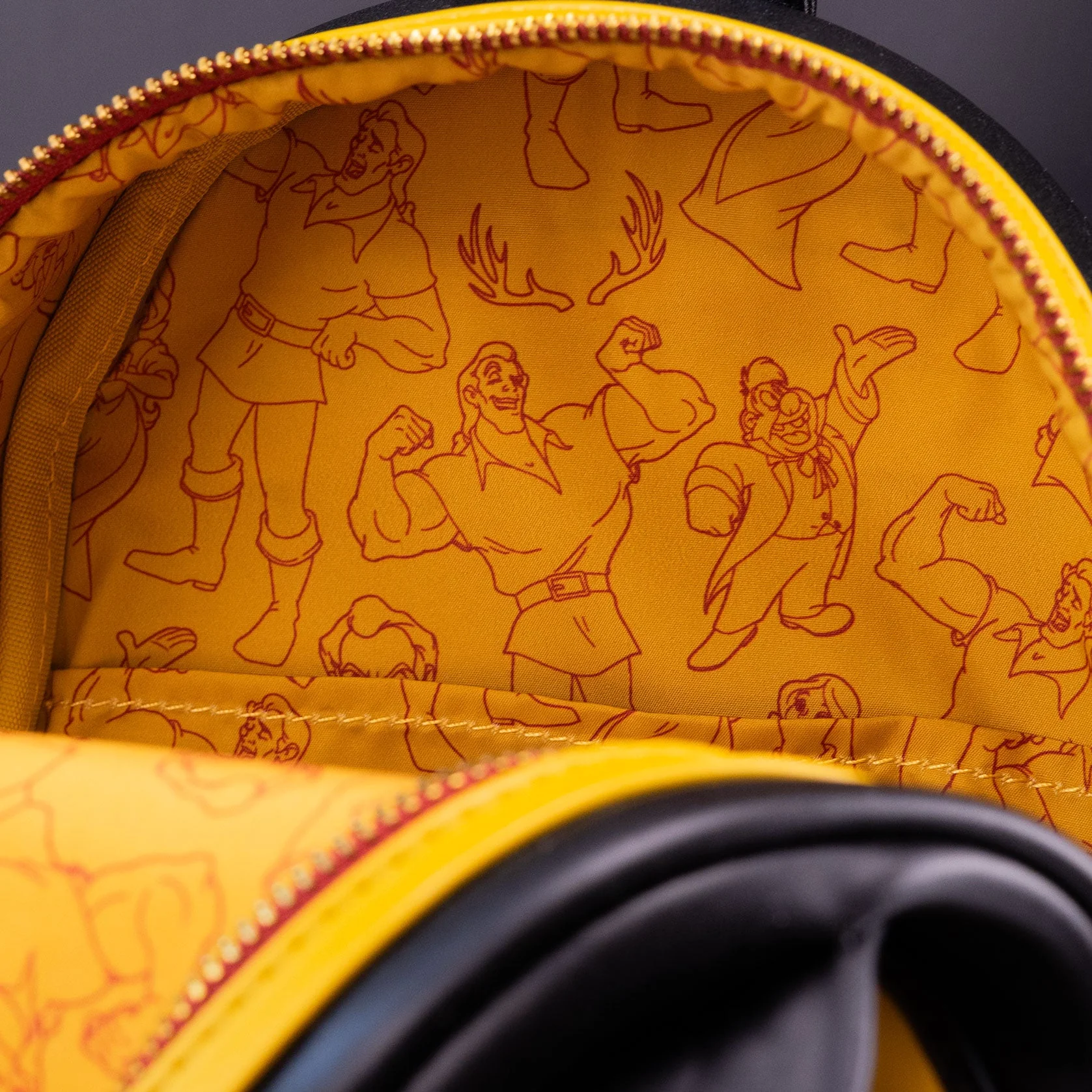 Loungefly x Disney Villains Gaston Mirror Mini Backpack - Image 5