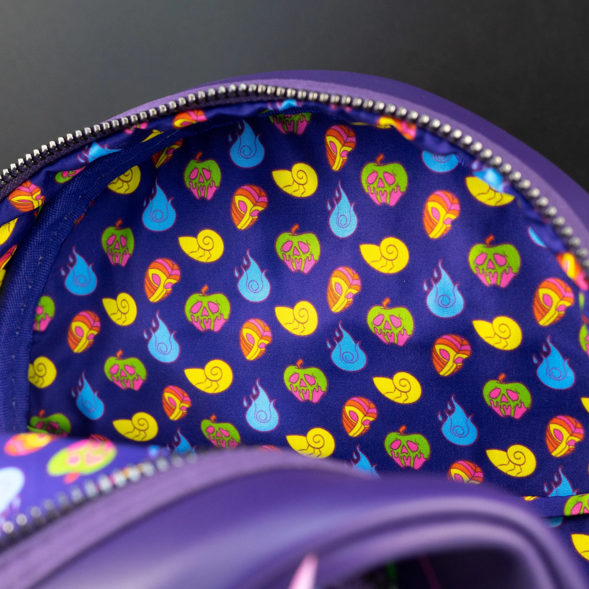 Loungefly x Disney Villains in the Dark Triple Pocket Mini Backpack - Image 7