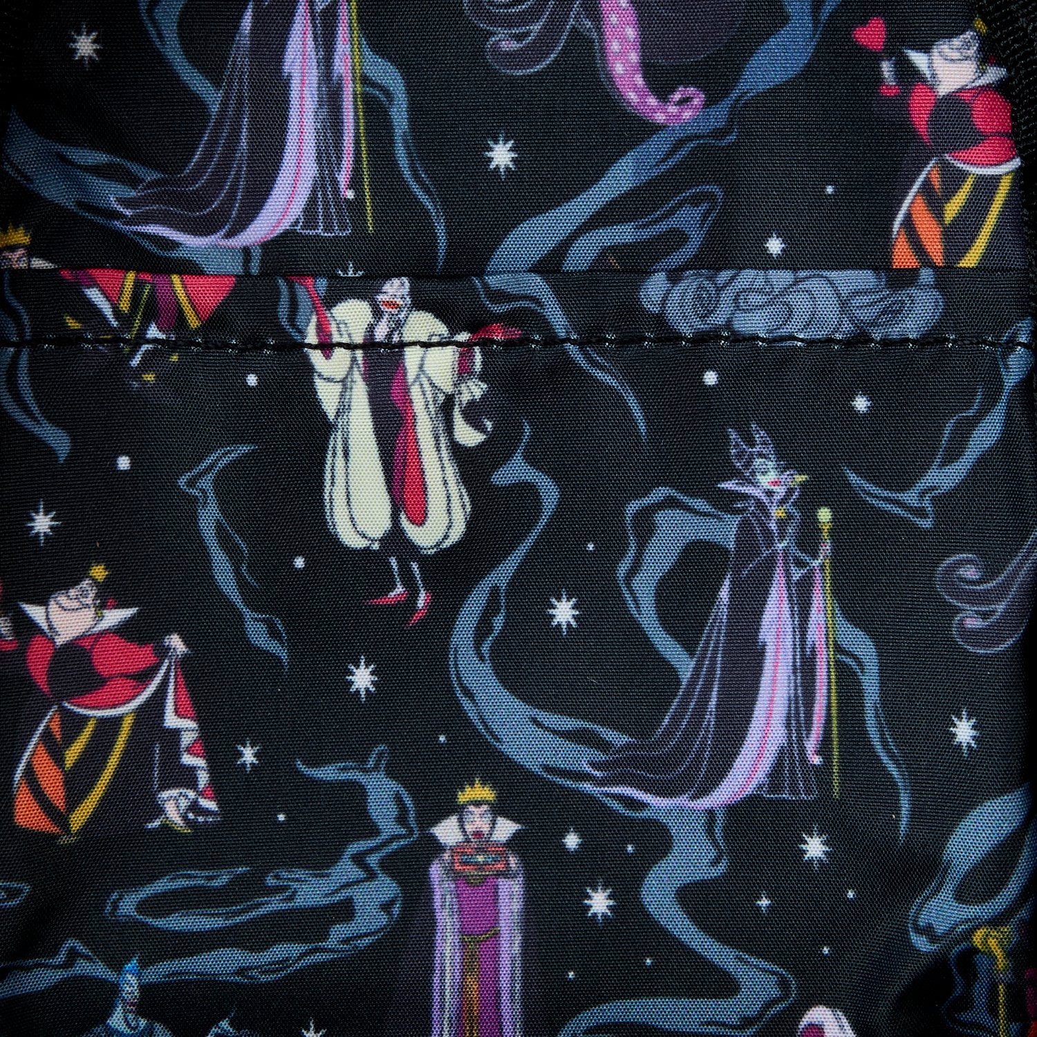 Loungefly x Disney Villains Iridescent Mini Backpack Pencil Case - Image 4