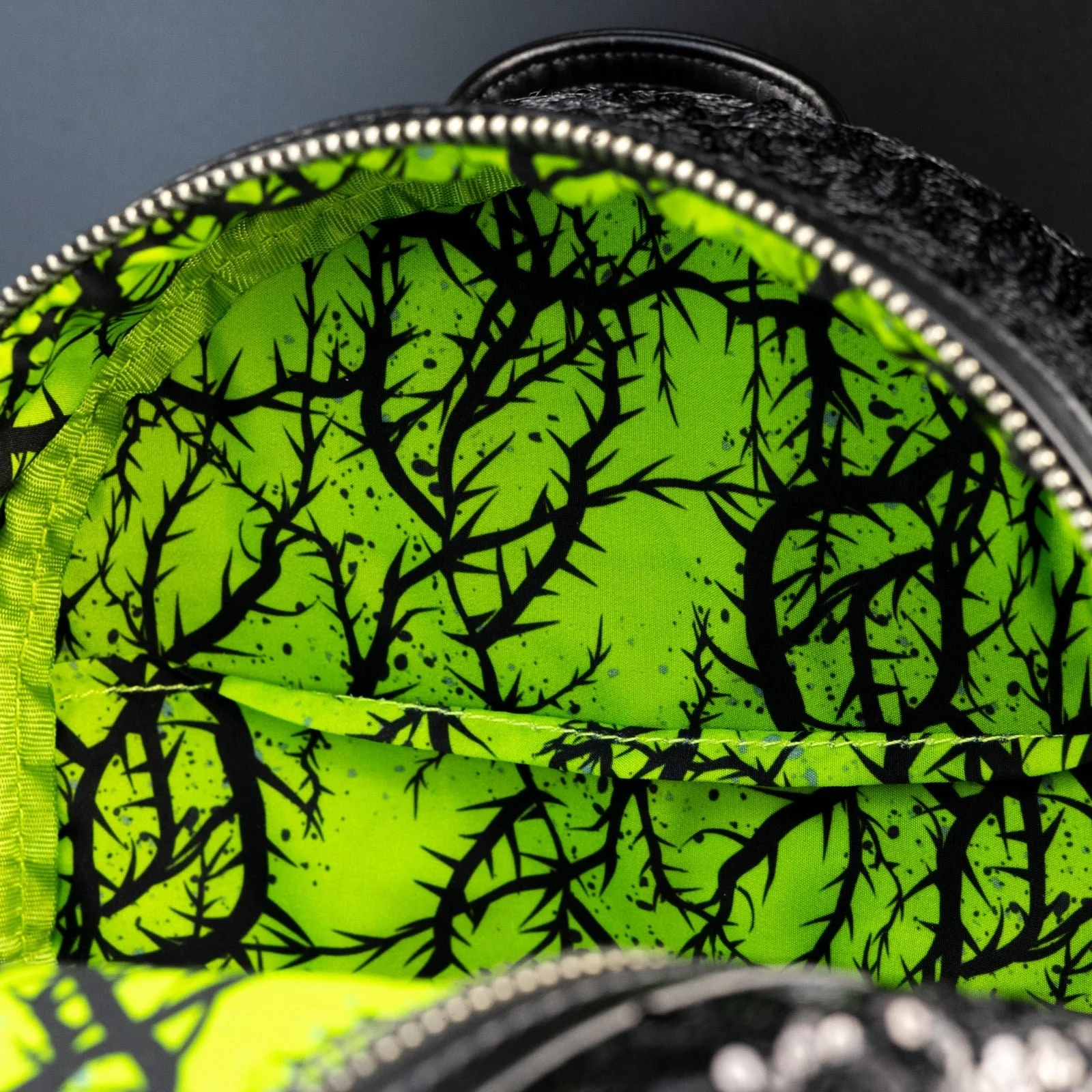 Loungefly x Disney Villains Maleficent Dragon Sequin Globe Mini Backpack - Image 3