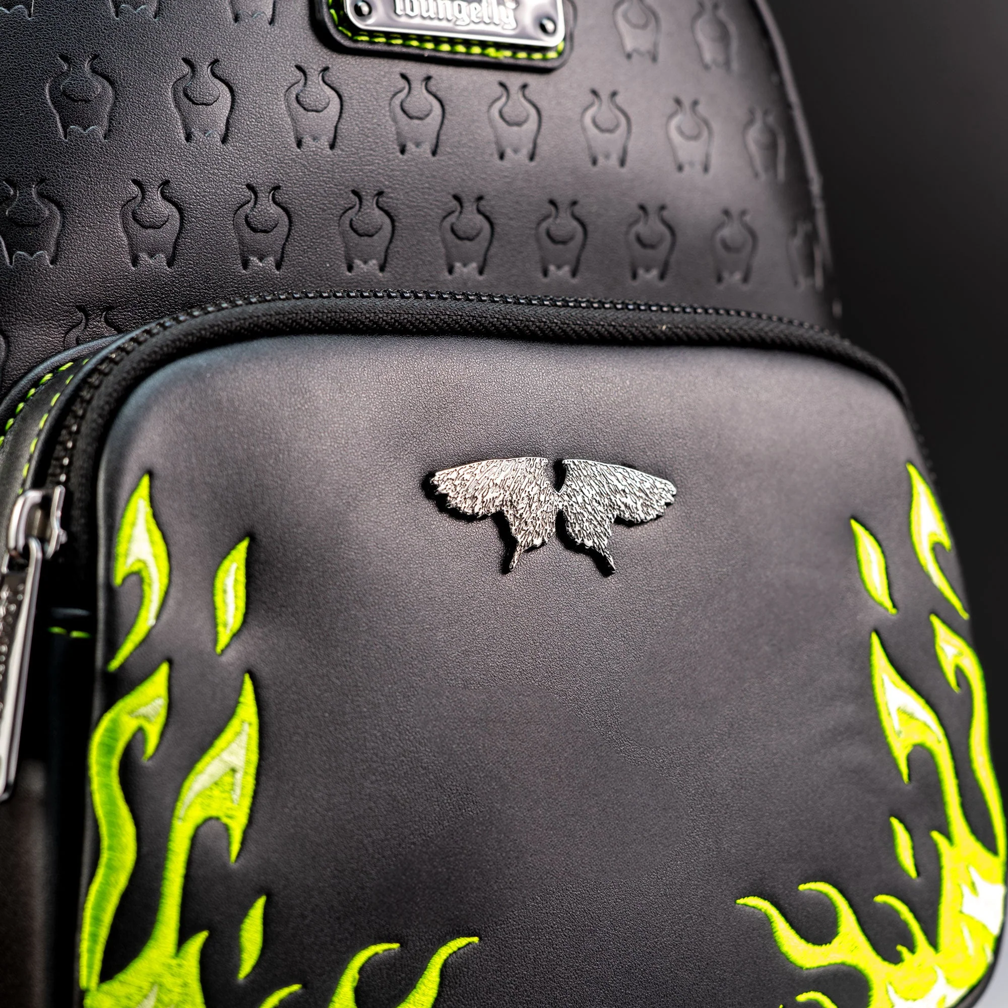 Loungefly x Disney Villains Maleficent Flames Mini Backpack - Image 3