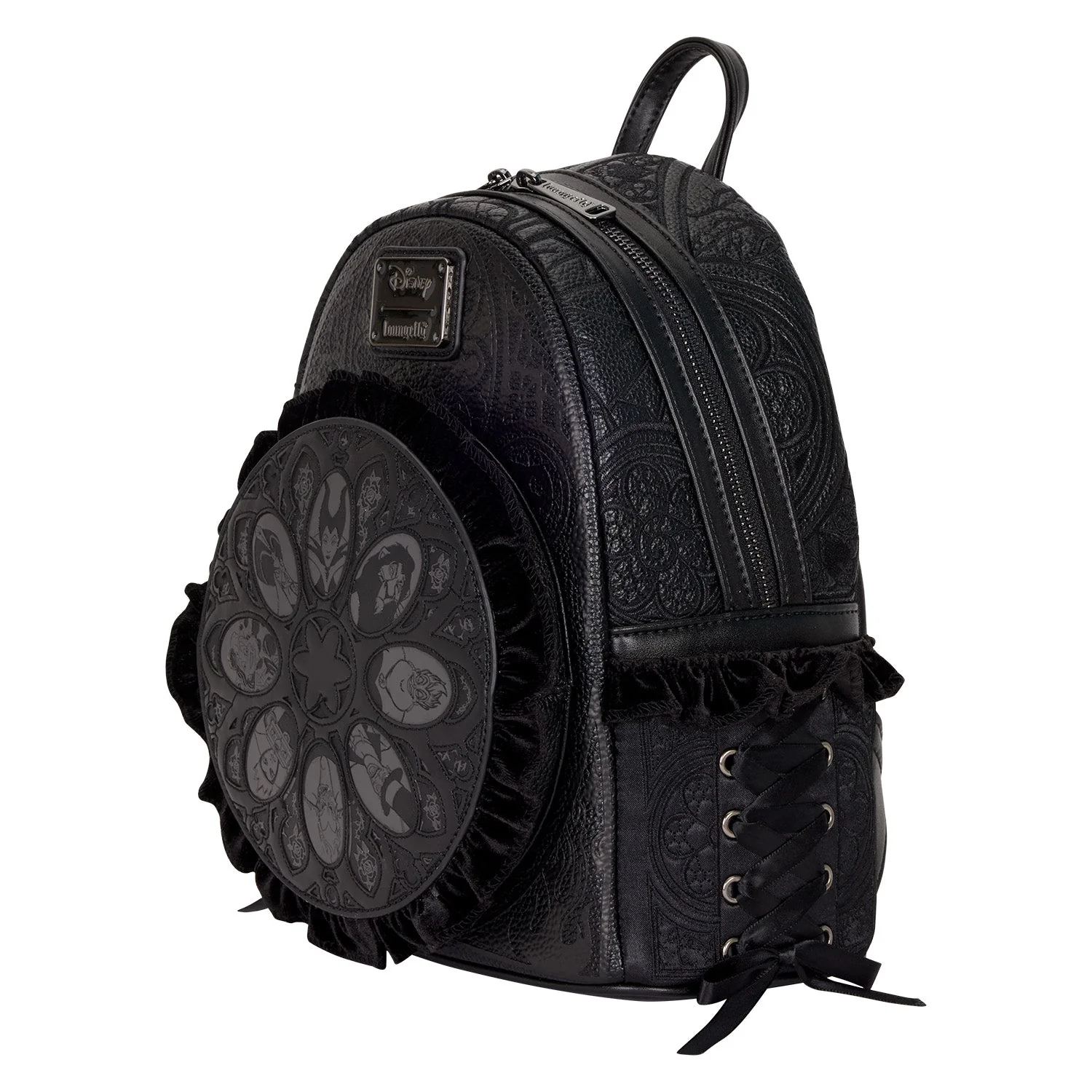Loungefly x Disney Villains Stained Glass Mini Backpack - Image 3