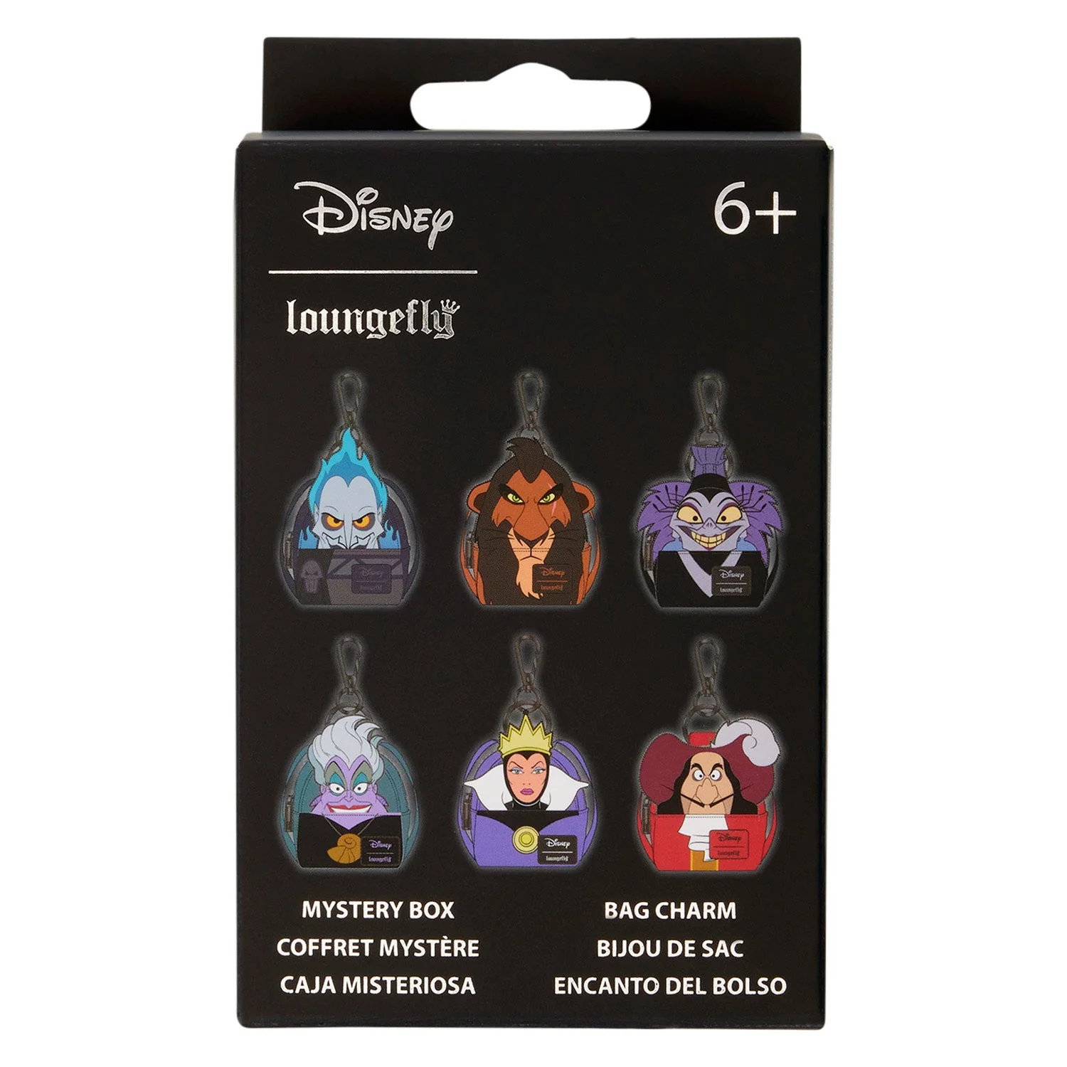 Loungefly x Disney Villains Mystery Mini Backpack Bag Charm - Image 3