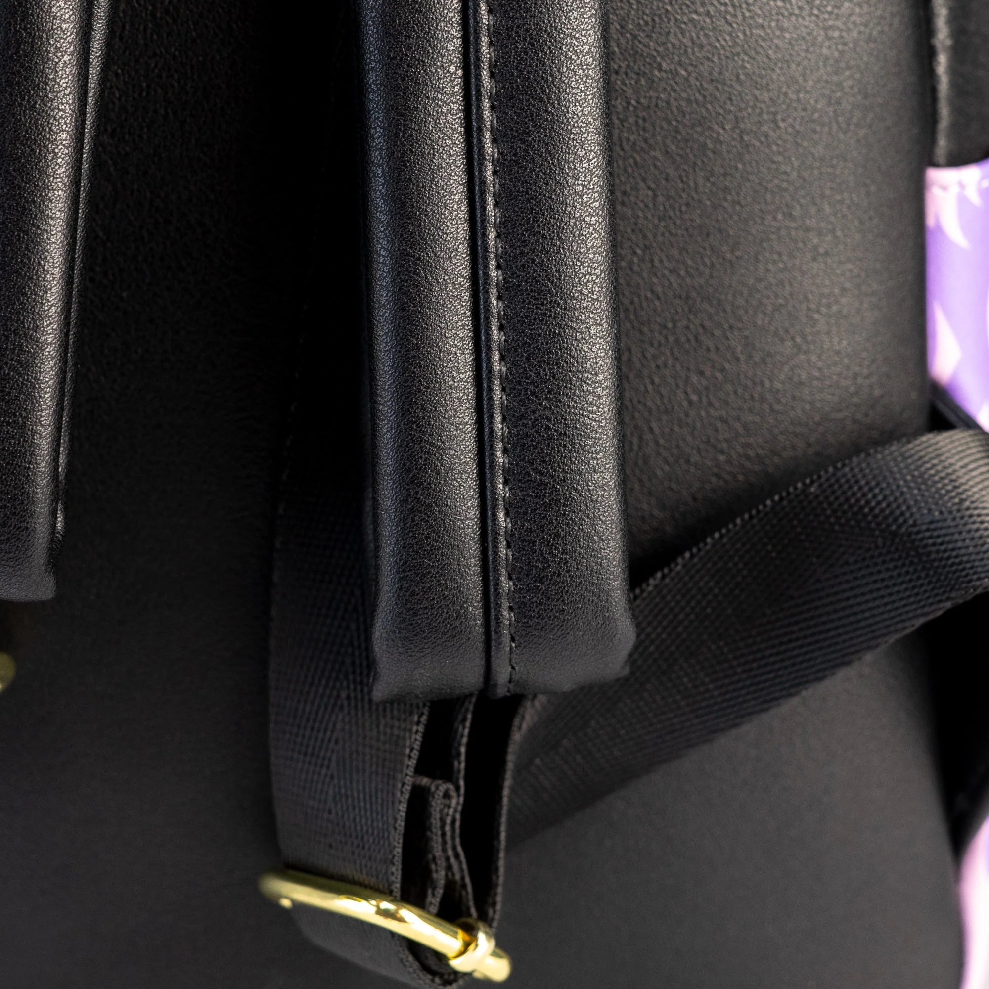 Loungefly x Disney Villains Purple Flame Mini Backpack - Image 4