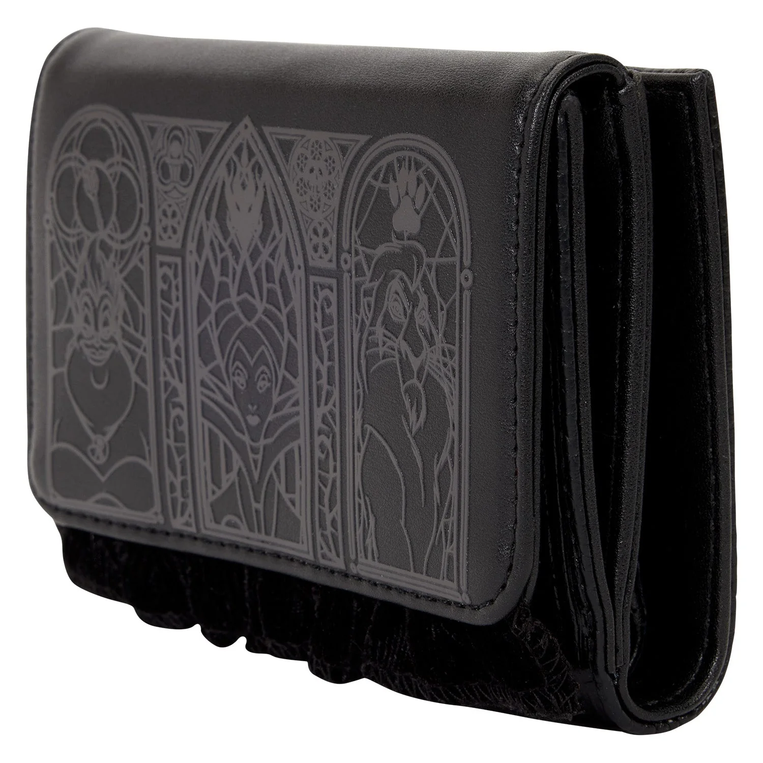 Loungefly x Disney Villains Stained Glass Tri-Fold Wallet - Image 3