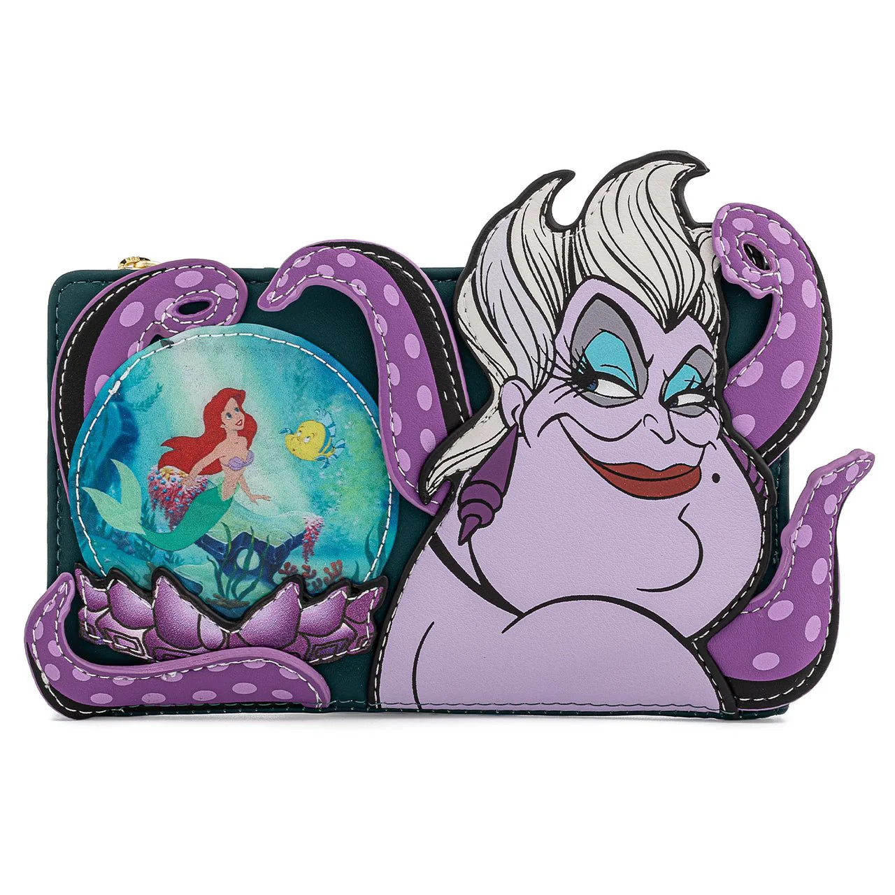 Loungefly x Disney Villains Ursula Crystal Ball Purse - Image 2