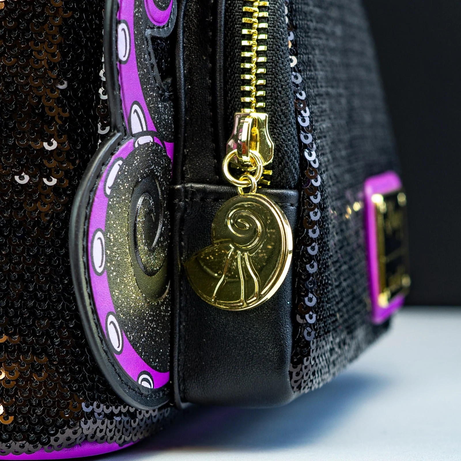 Loungefly x Disney Villains Ursula Sequin Cosplay Mini Backpack - Image 3