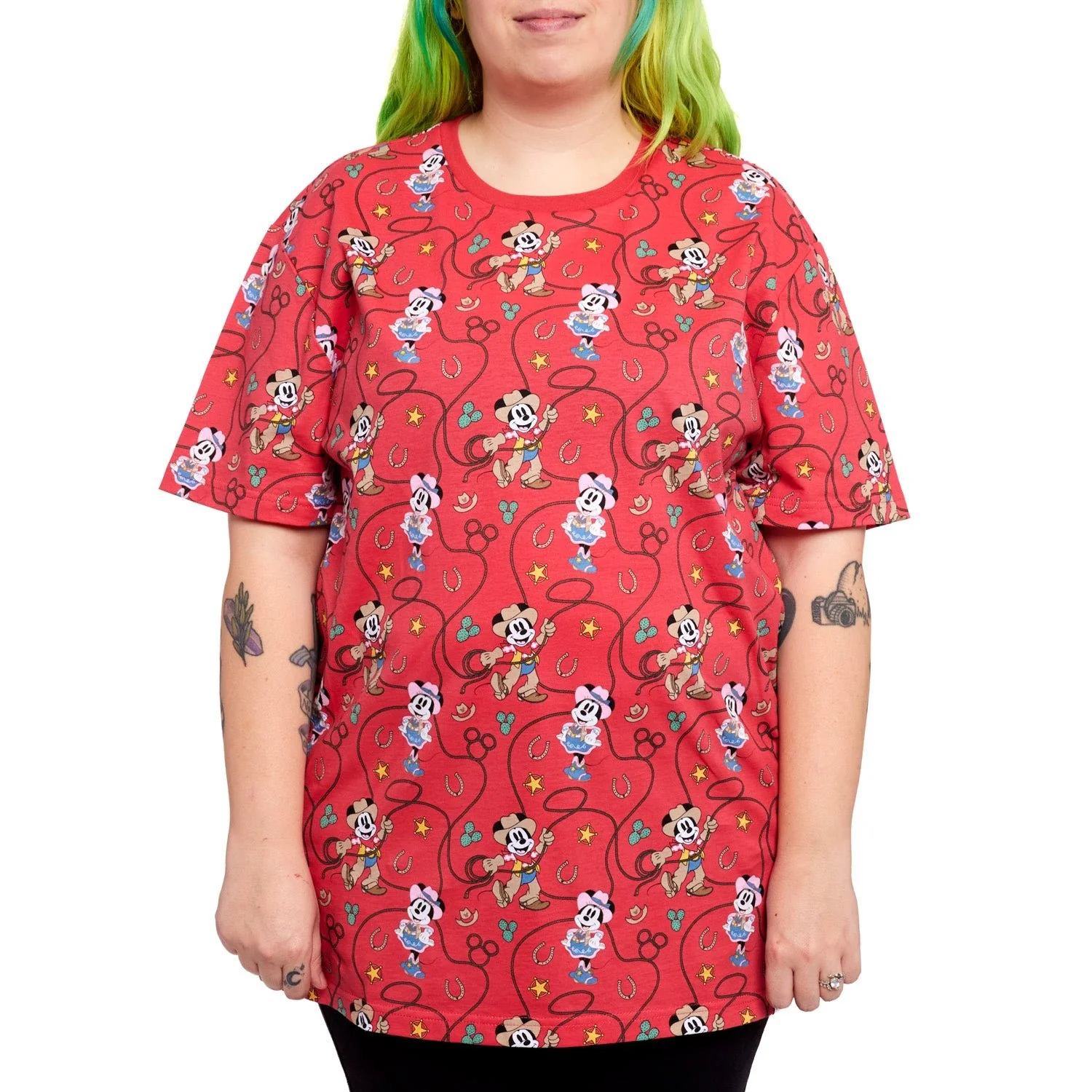 Loungefly x Disney Western Mickey and Minnie Unisex T-Shirt - Image 14