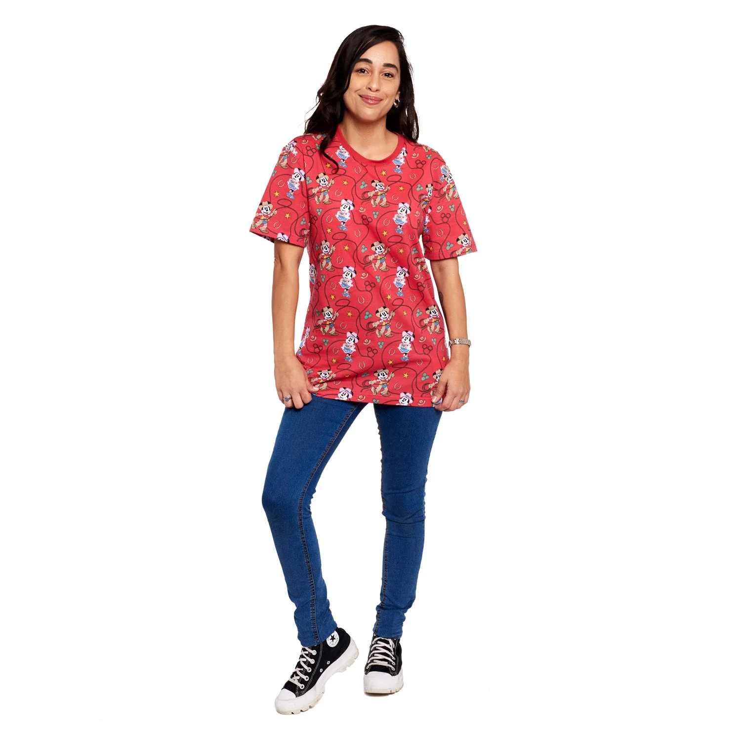 Loungefly x Disney Western Mickey and Minnie Unisex T-Shirt - Image 5