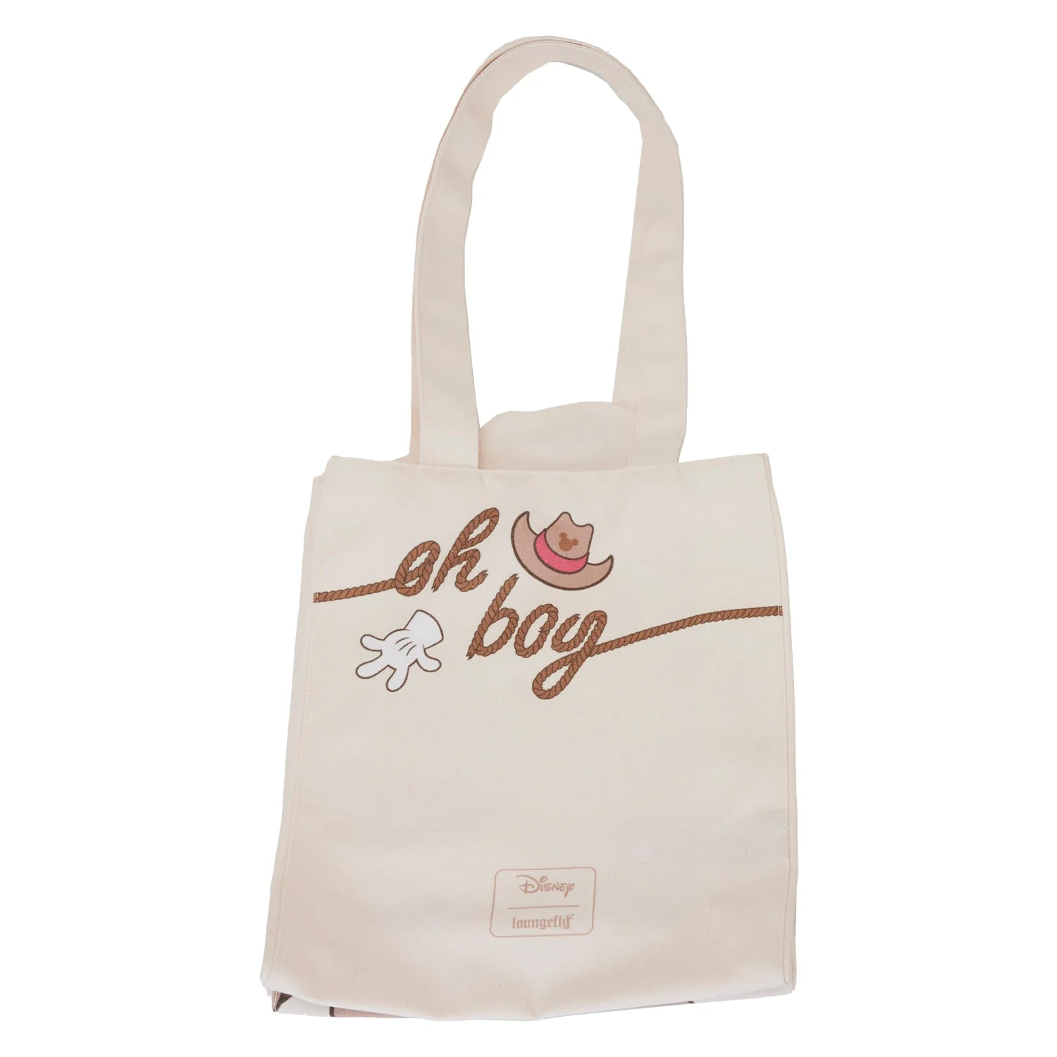 Loungefly x Disney Western Mickey Mouse Canvas Tote Bag - Image 3