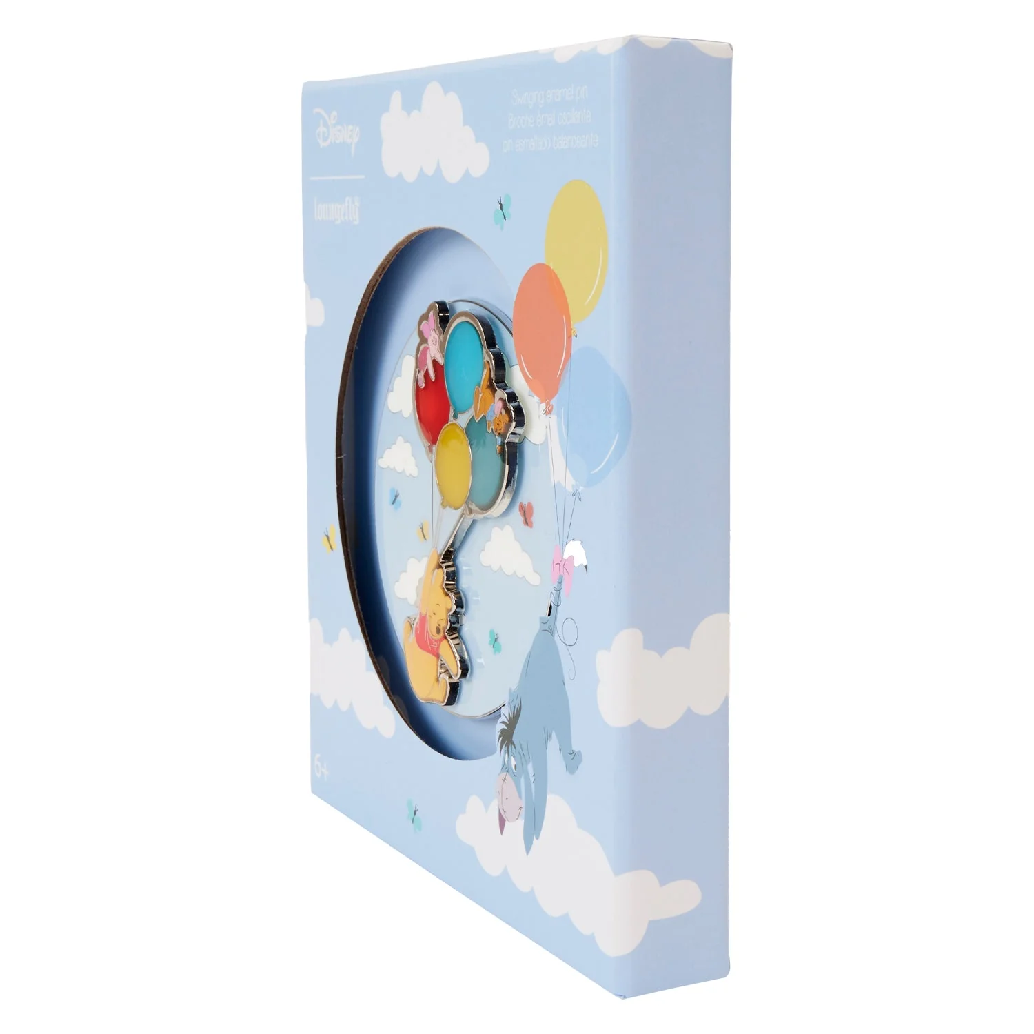Loungefly x Disney Winnie The Pooh and Friends Balloons 3 Inch Sliding Pin - Image 3