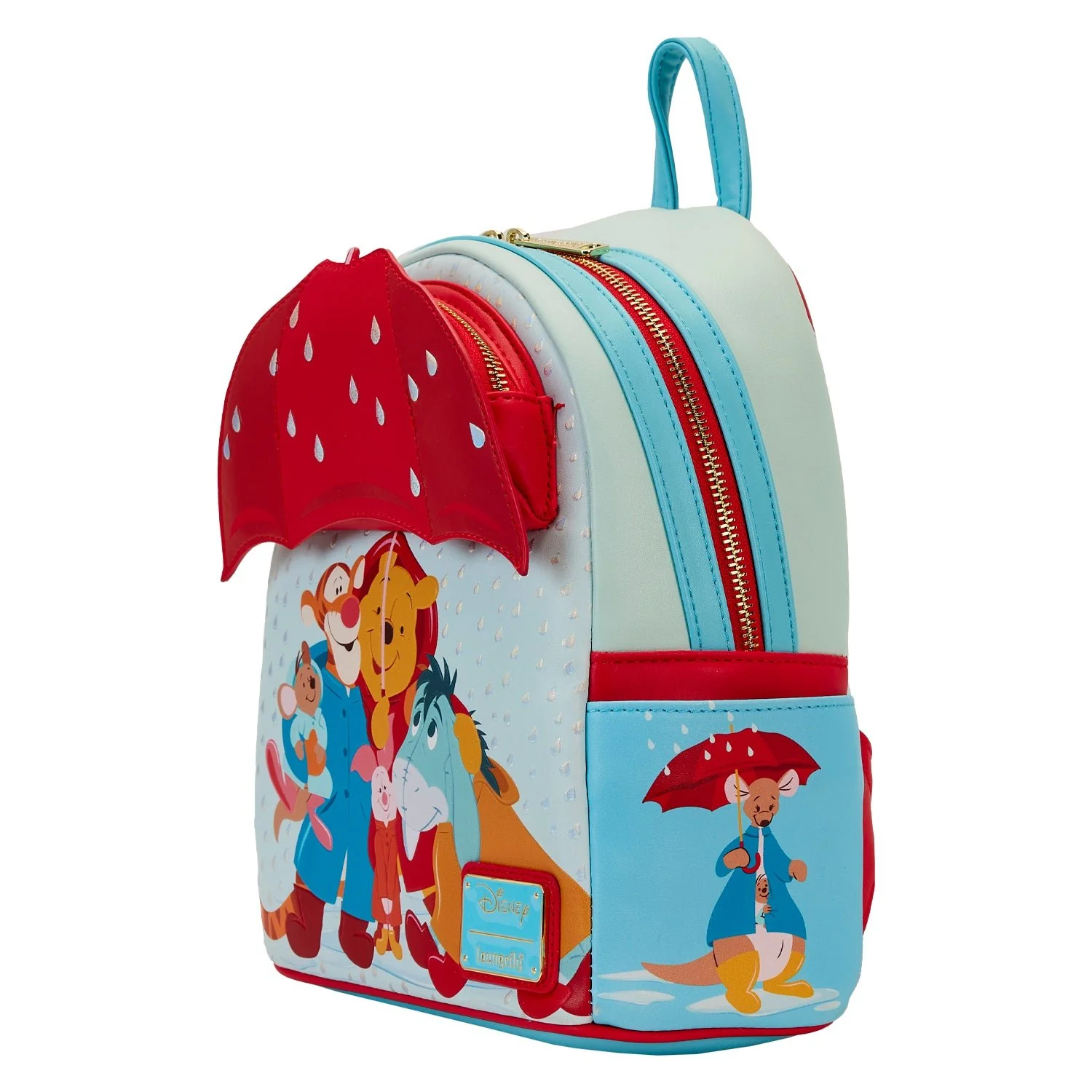 Loungefly x Disney Winnie the Pooh and Friends Rainy Day Mini Backpack - Image 3