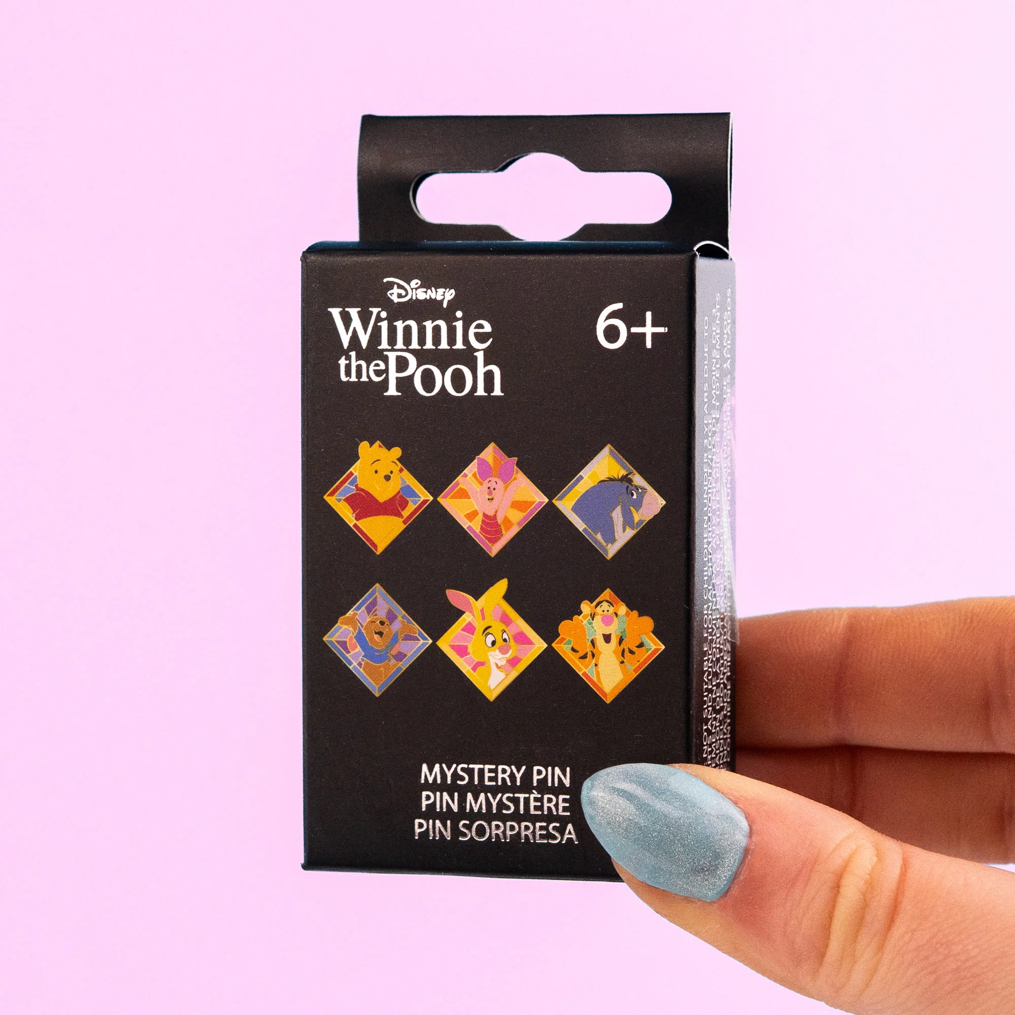 Loungefly x Disney Winnie the Pooh Diamond Stained Glass Blind Box Mystery Pin - Image 2