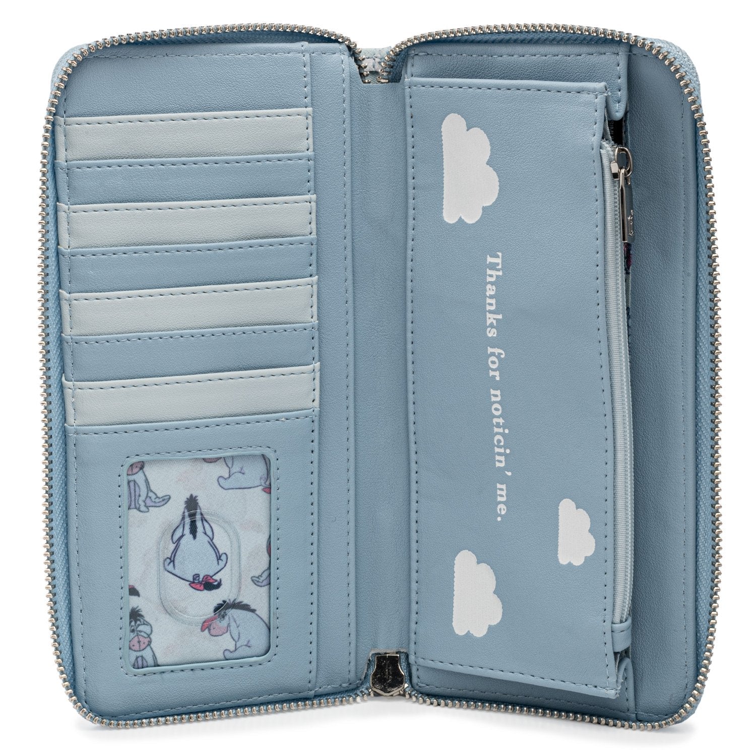 Loungefly x Disney Winnie the Pooh Eeyore All Over Print Purse - Image 4