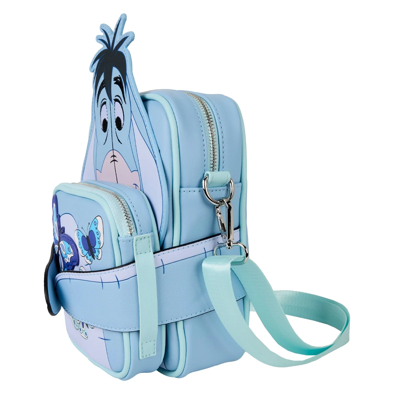 Loungefly x Disney Winnie The Pooh Eeyore Butterflies Crossbuddies Bag - Image 5