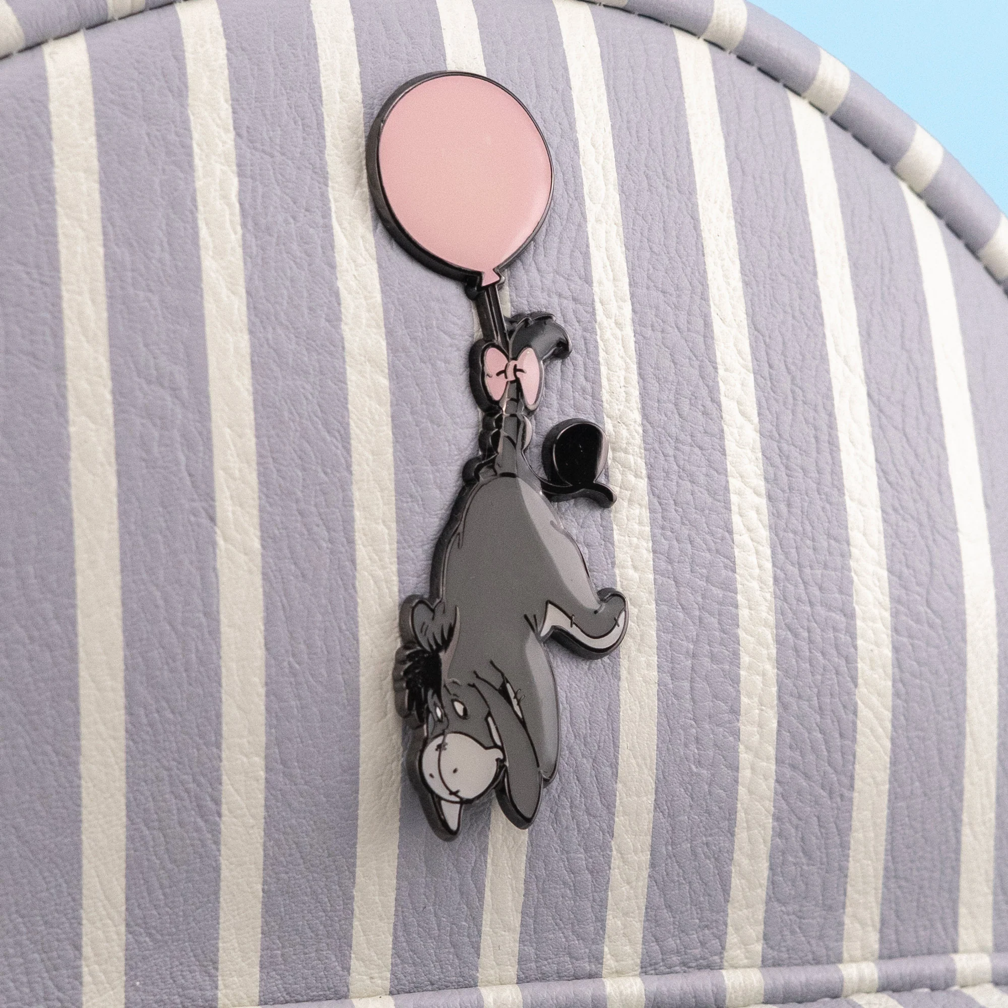 Loungefly x Disney Winnie the Pooh Eeyore Striped Balloon Mini Backpack - Image 2