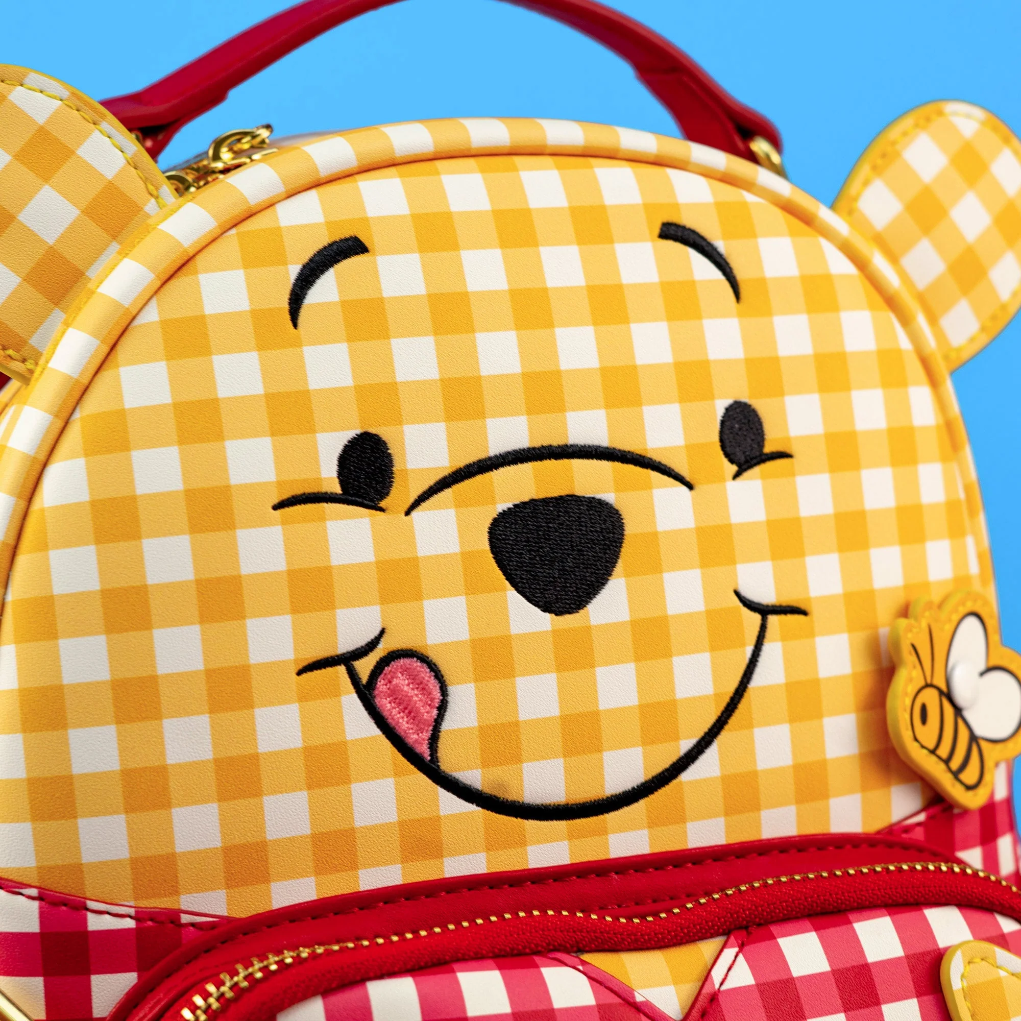 Loungefly x Disney Winnie the Pooh Gingham Mini Backpack - Image 2