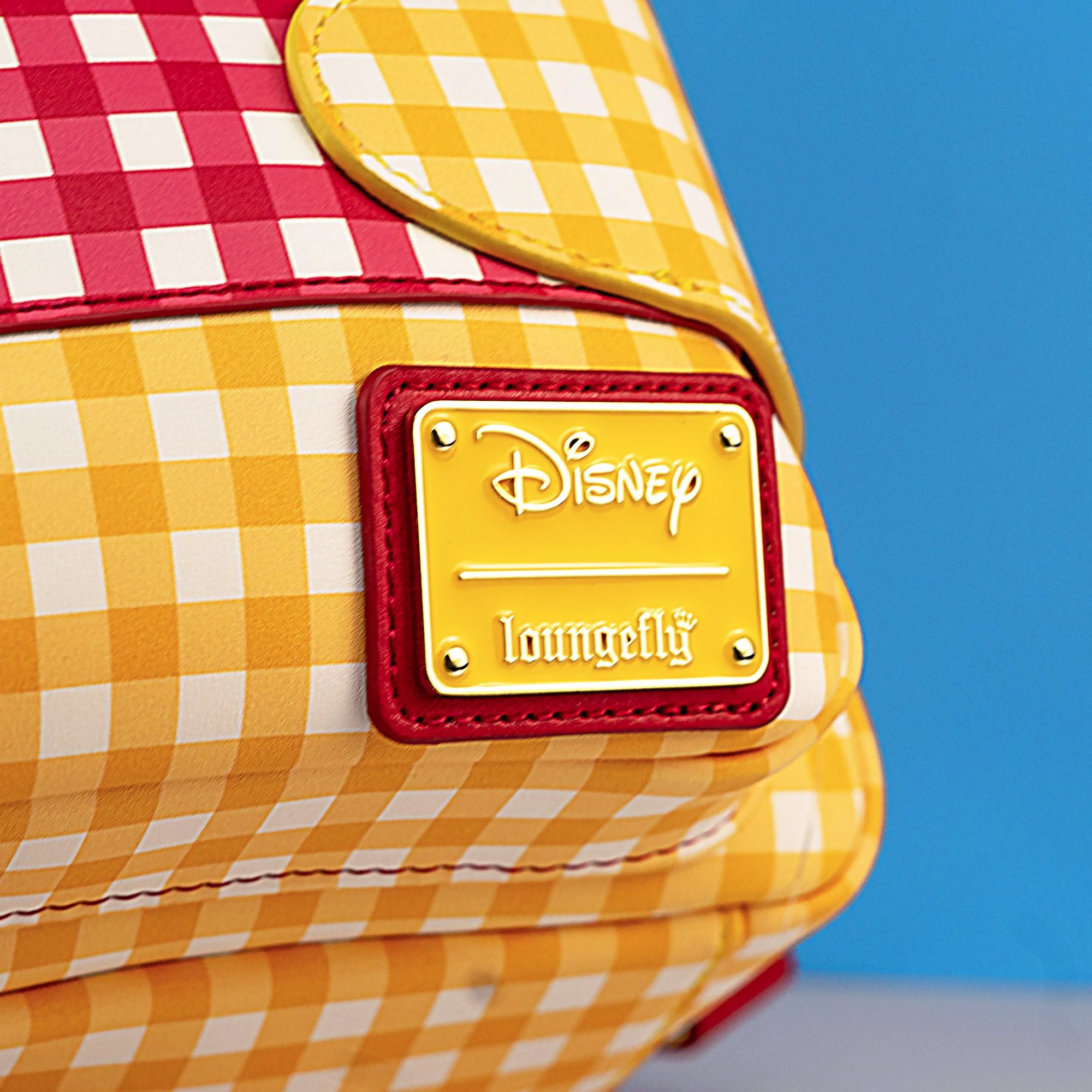 Loungefly x Disney Winnie the Pooh Gingham Mini Backpack - Image 3