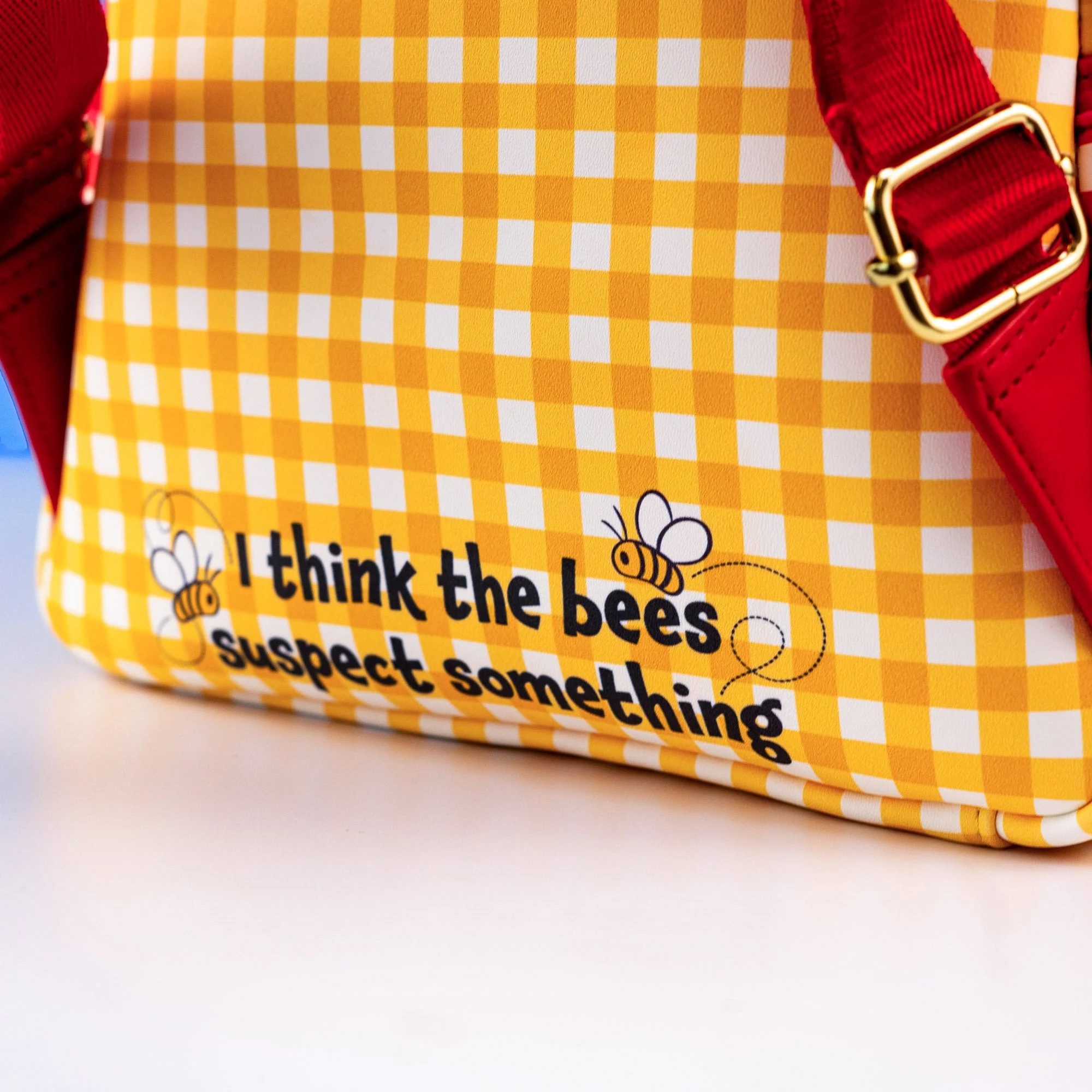 Loungefly x Disney Winnie the Pooh Gingham Mini Backpack - Image 5