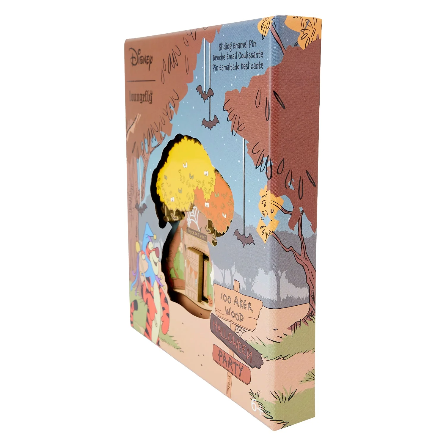 Loungefly x Disney Winnie The Pooh Ltd Ed Halloween 3 Inch Sliding Pin - Image 2