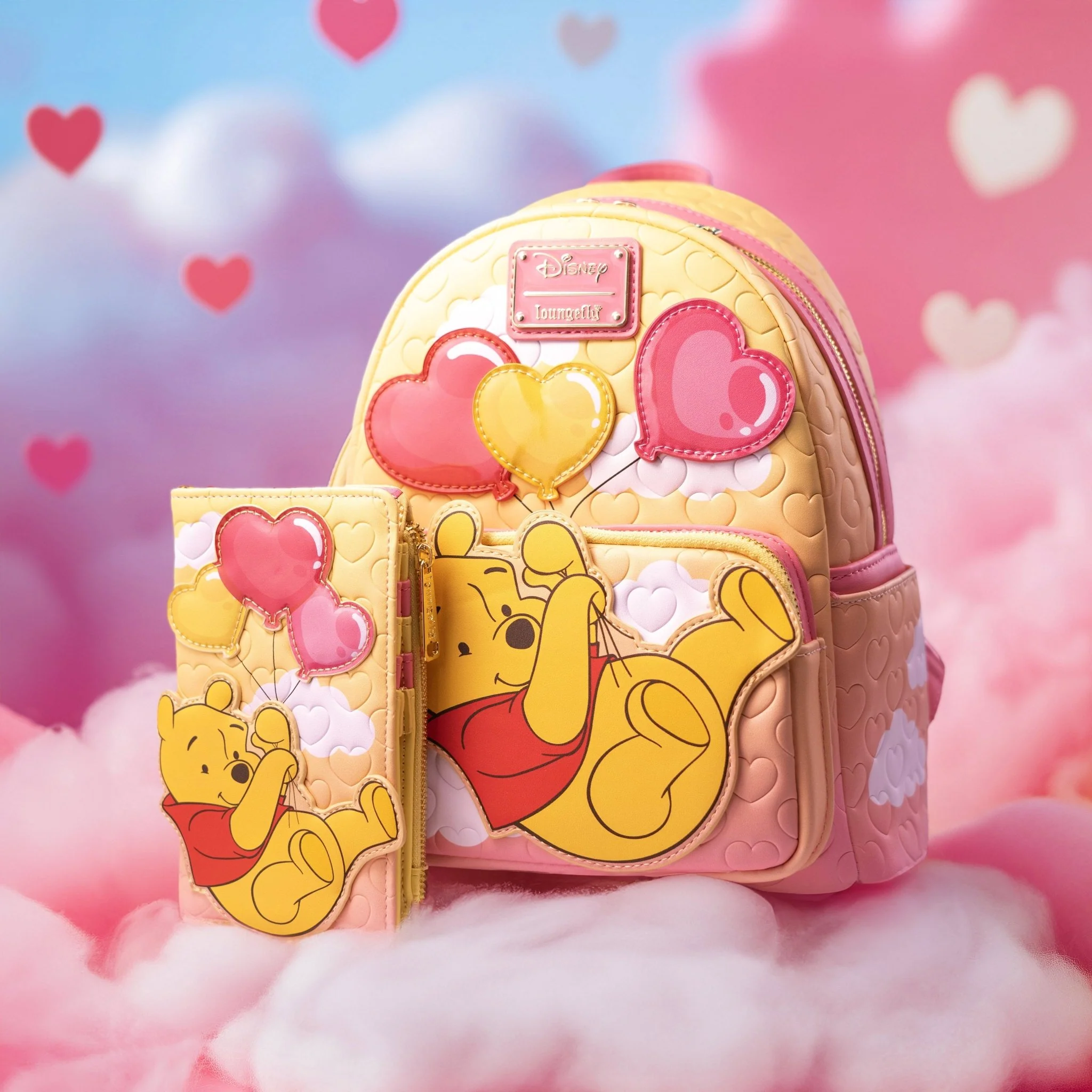 Loungefly x Disney Winnie the Pooh Heart Balloons Wallet - Image 4