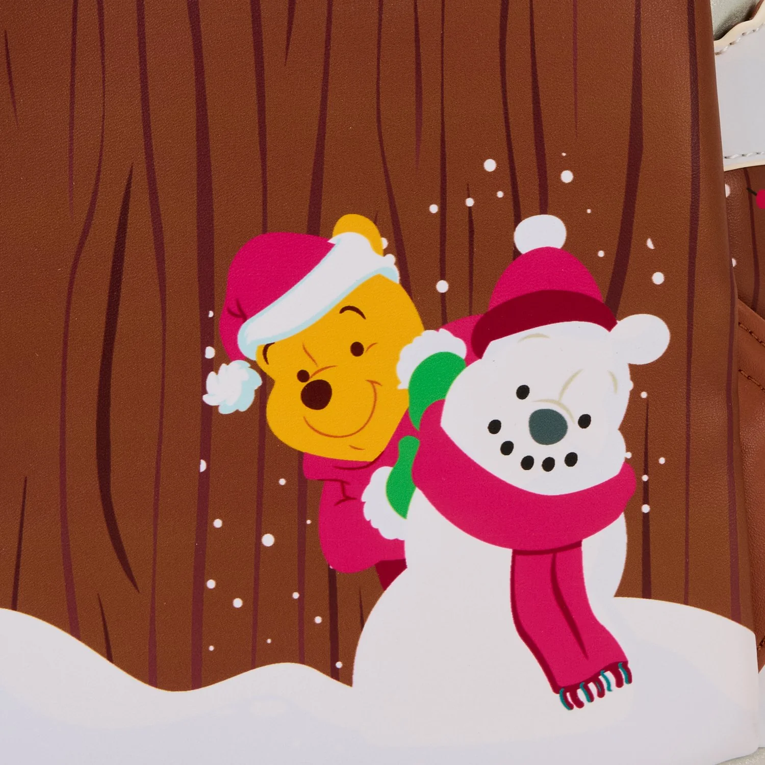 Loungefly x Disney Winnie the Pooh Holiday Scene Pooh And Friends Mini Backpack - Image 6