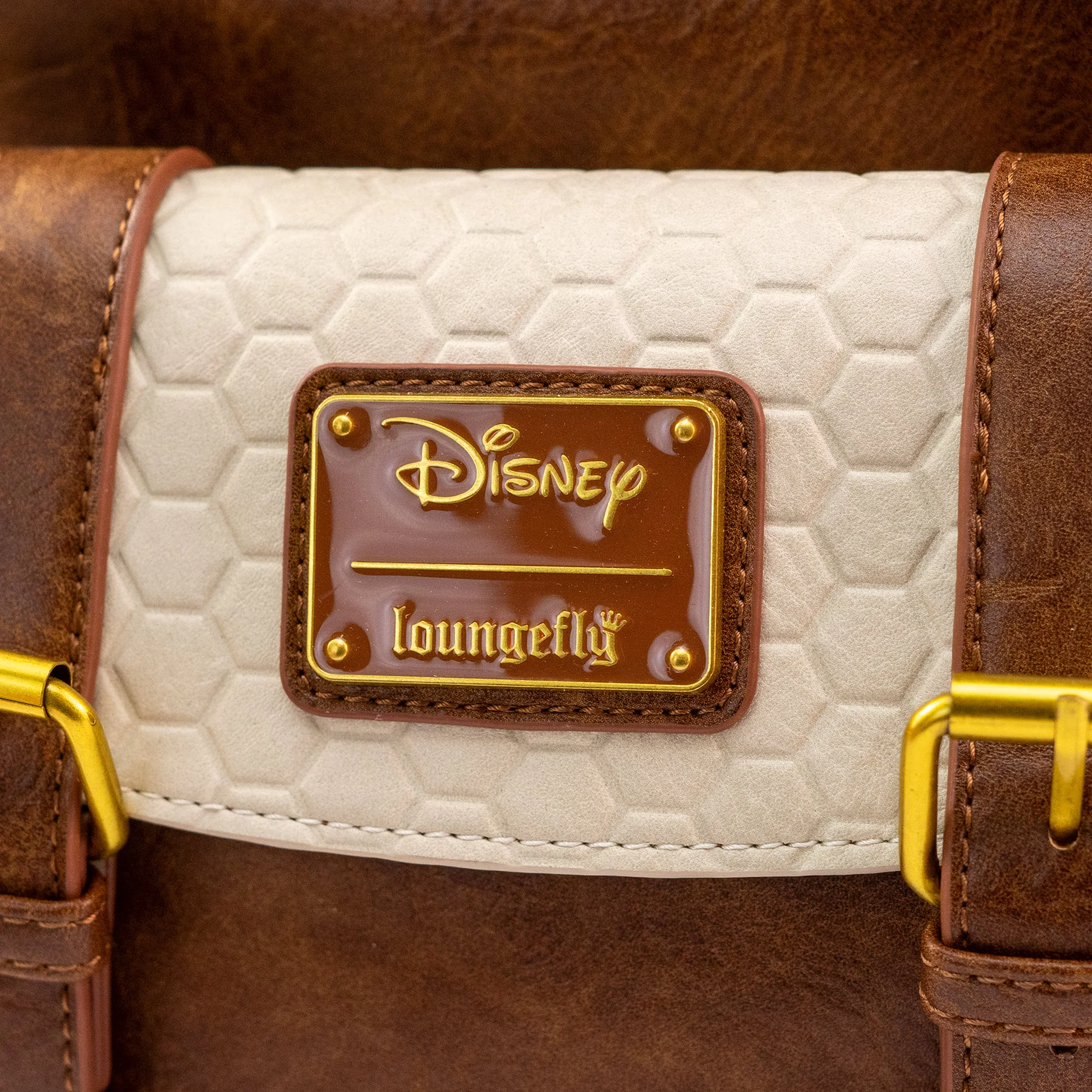Loungefly x Disney Winnie the Pooh Honeycomb Flap Mini Backpack - Image 3