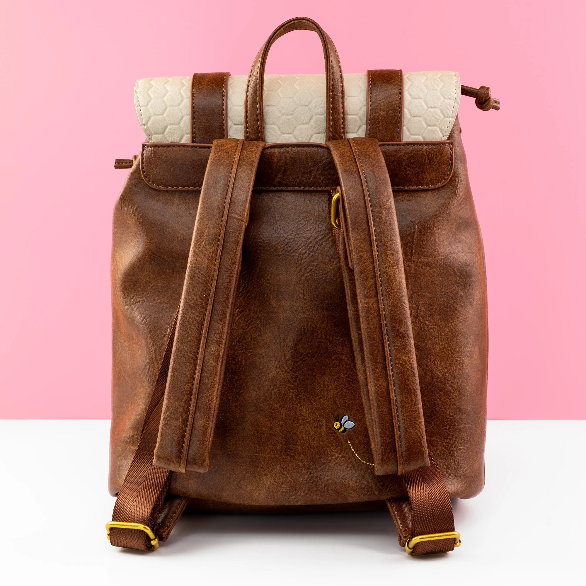 Loungefly x Disney Winnie the Pooh Honeycomb Flap Mini Backpack - Image 4