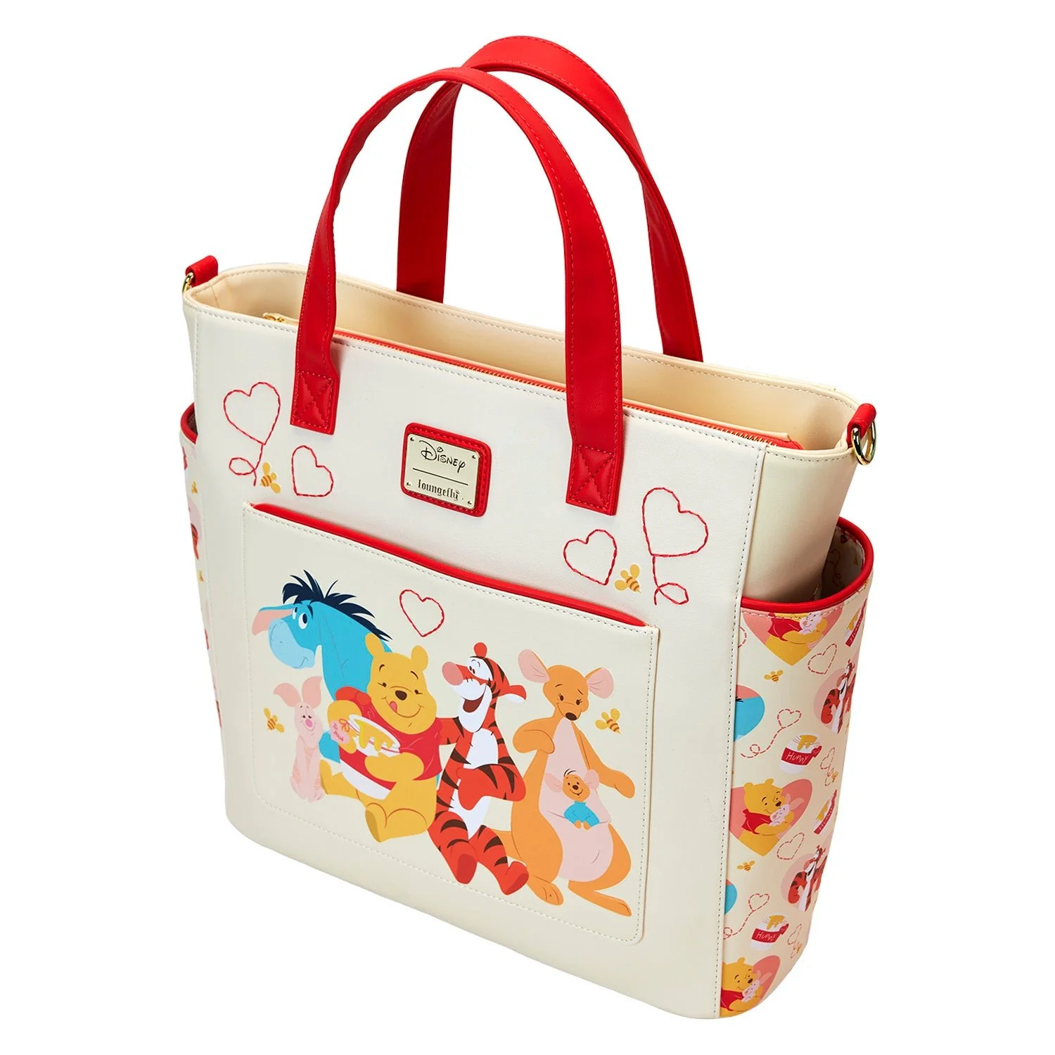 Loungefly x Disney Winnie the Pooh Love Convertible Backpack and Tote Bag - Image 6