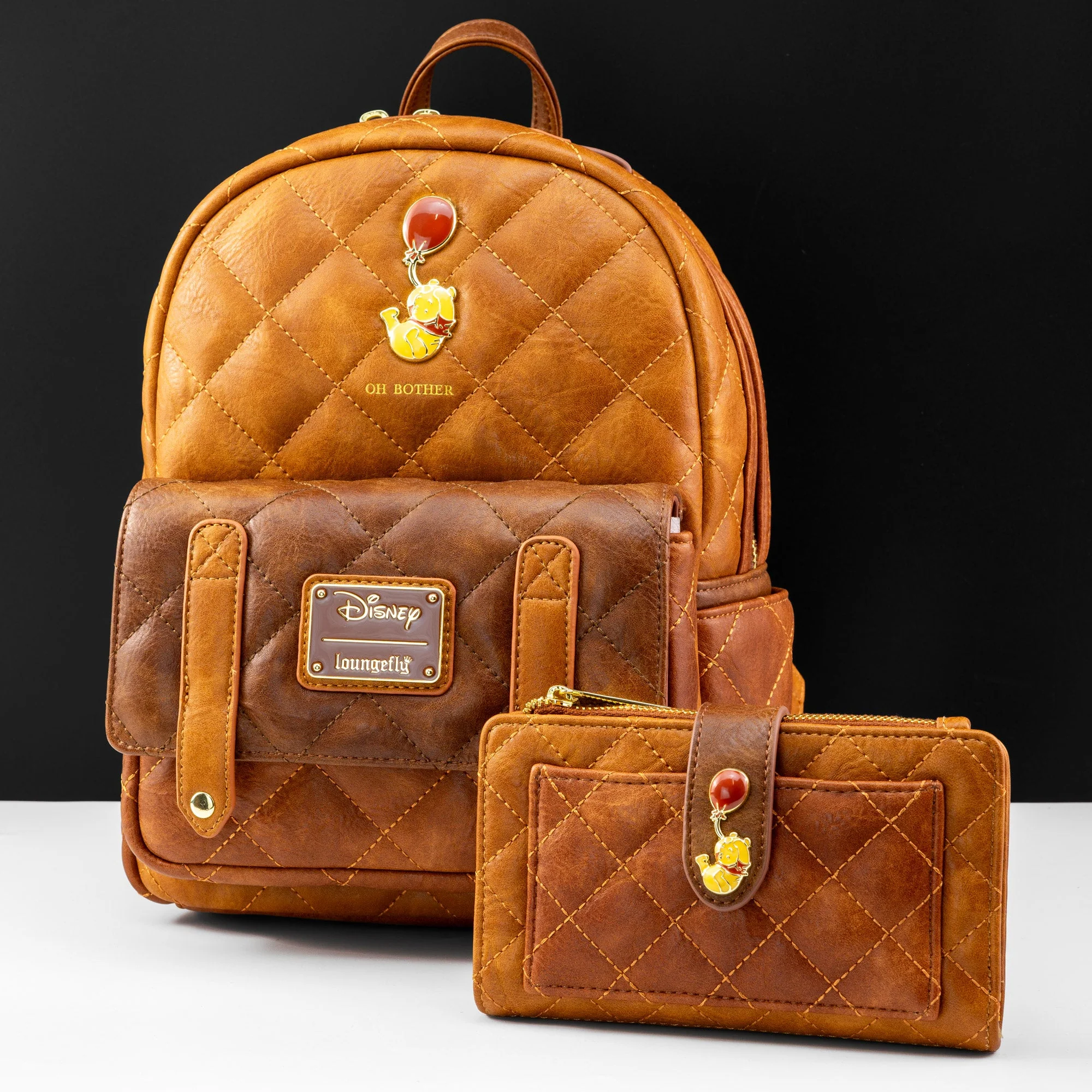 Loungefly x Disney Winnie the Pooh Quilted Mini Backpack - Image 8