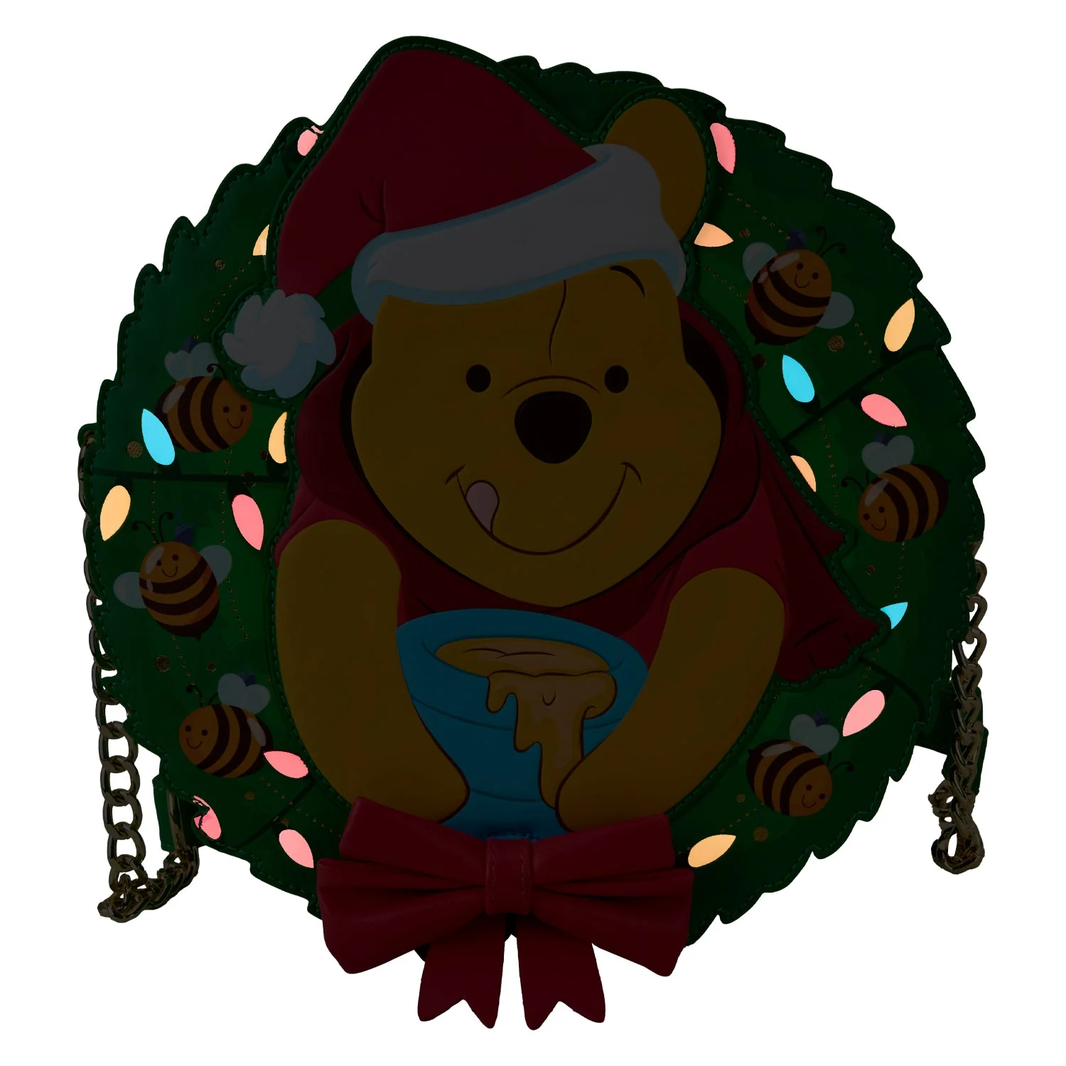 Loungefly x Disney Winnie the Pooh Stuck In Wreath Crossbody Bag - Image 2