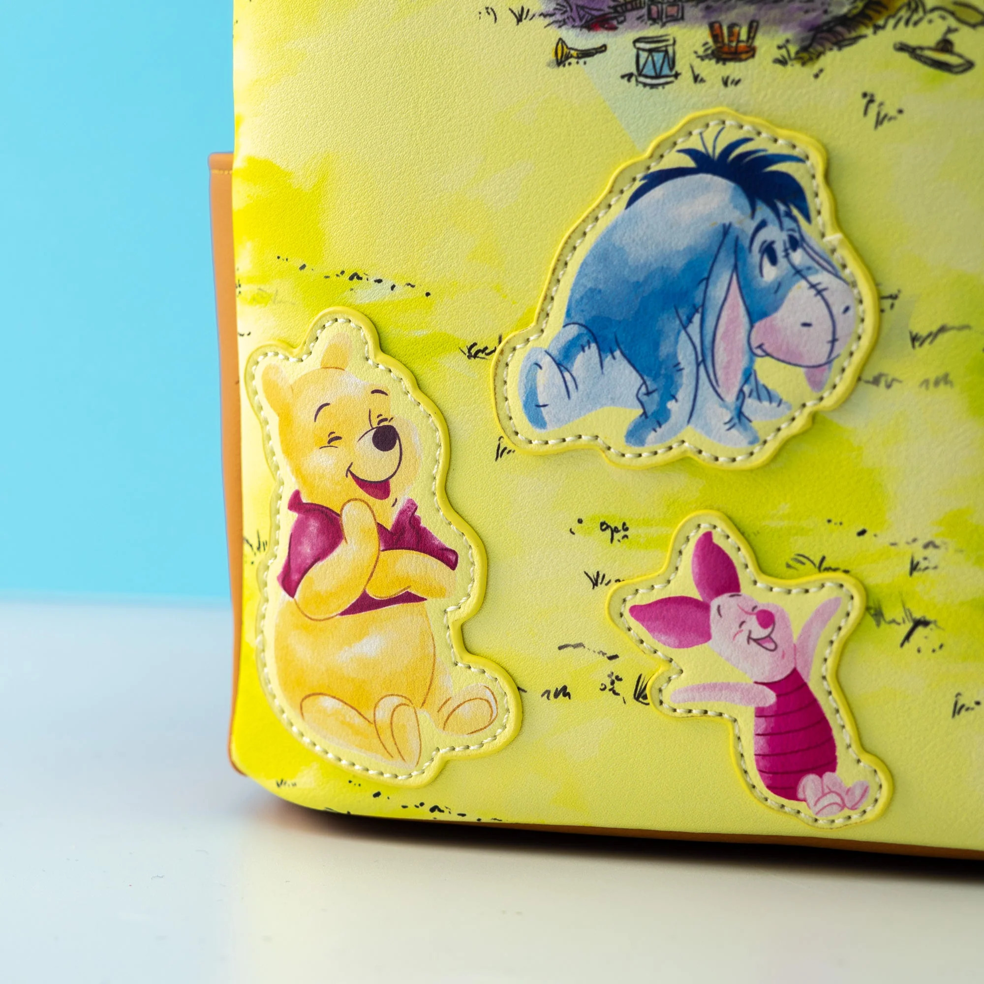 Loungefly x Disney Winnie the Pooh Tigger, Eeyore, Piglet at Tree House Mini Backpack - Image 3