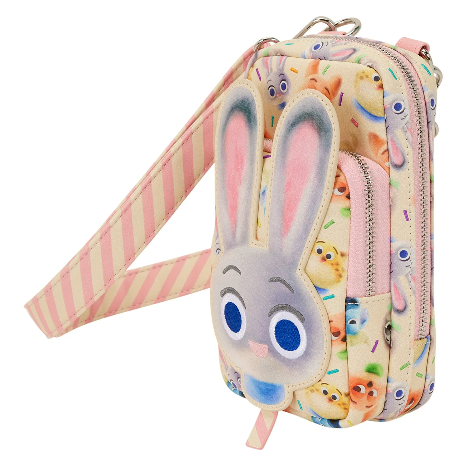 Loungefly x Disney Zootopia 2 Mobile Phone Crossbody Bag With Coin Bag - Image 5