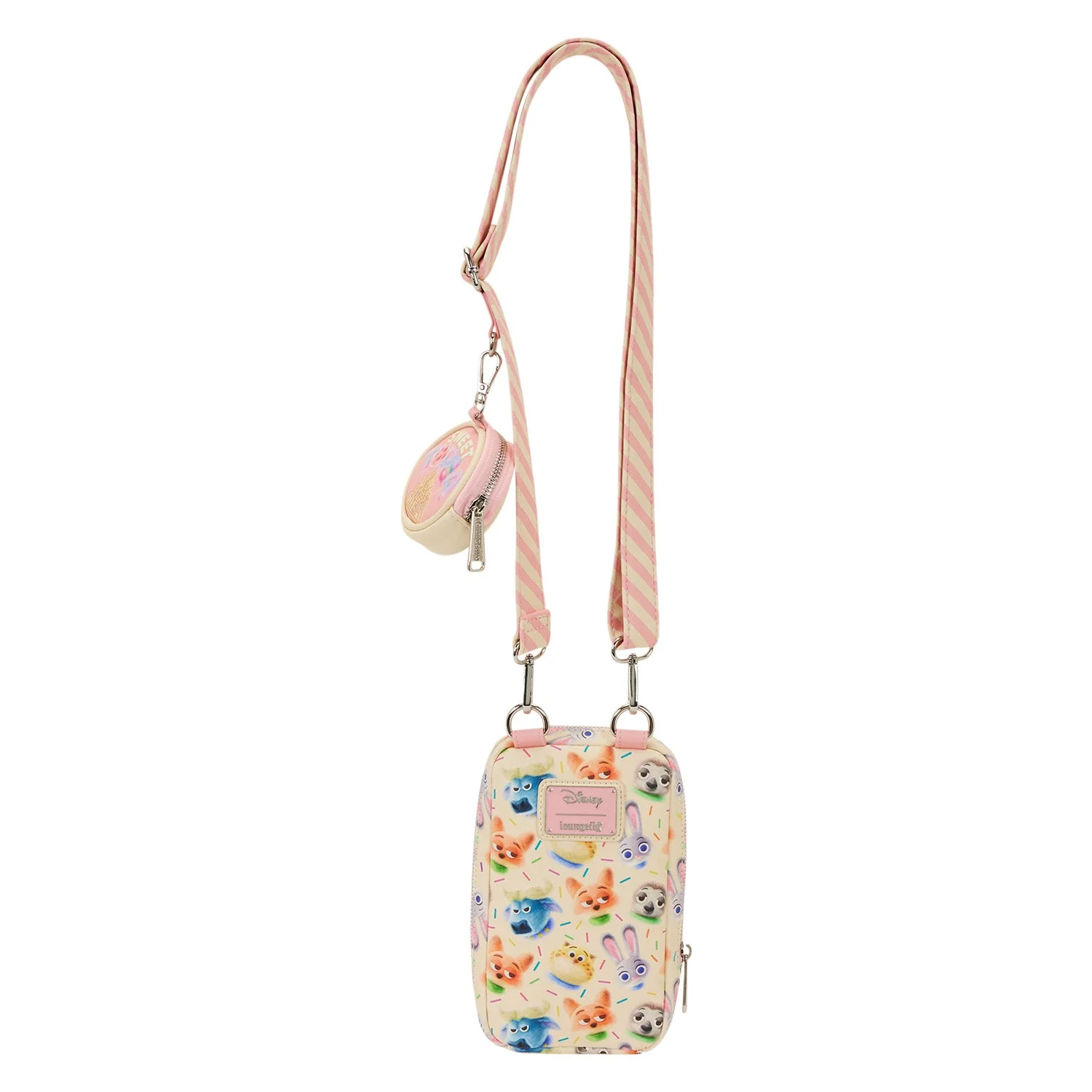 Loungefly x Disney Zootopia 2 Mobile Phone Crossbody Bag With Coin Bag - Image 6