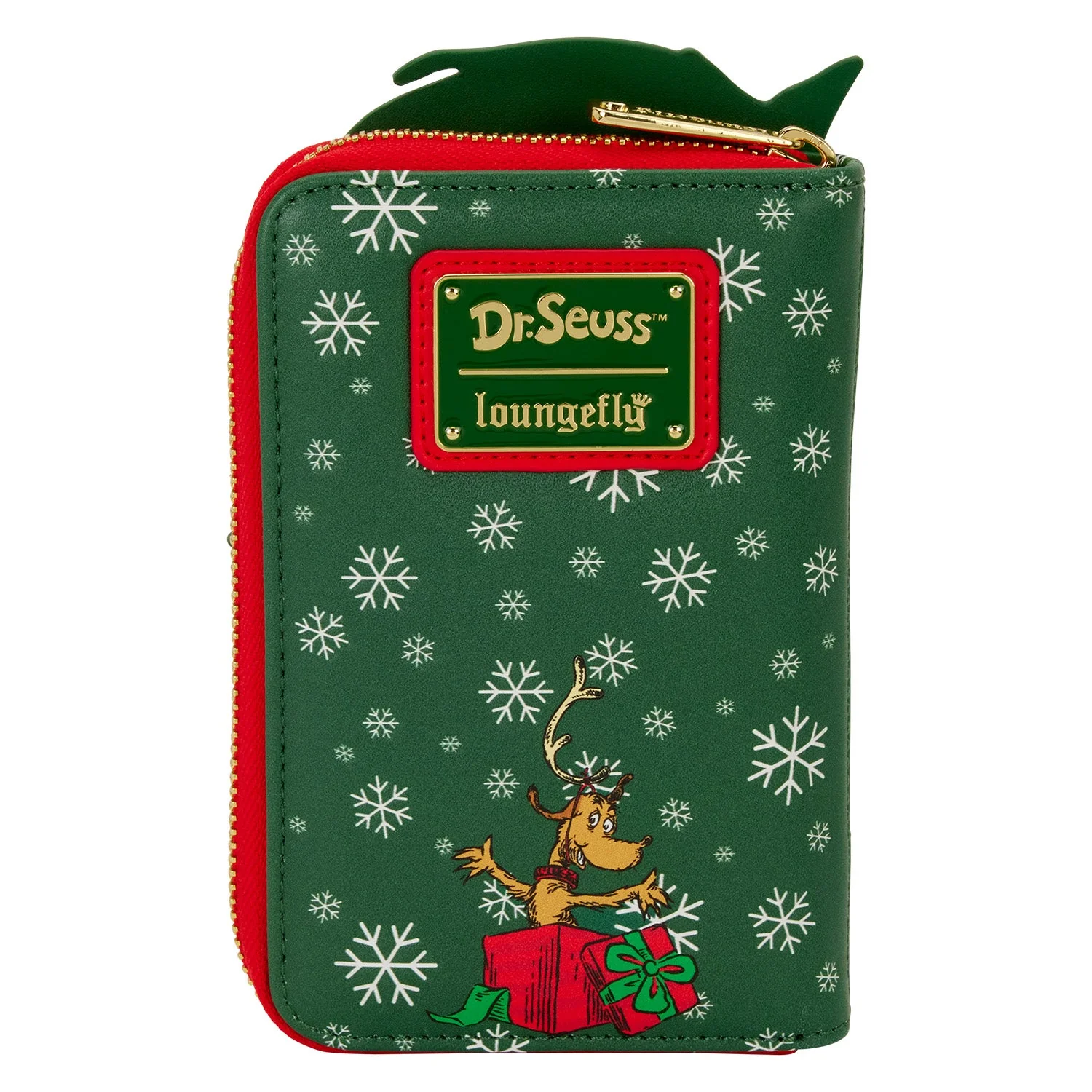 Loungefly x Dr. Seuss The Grinch Christmas Tree Zip Around Wallet - Image 3