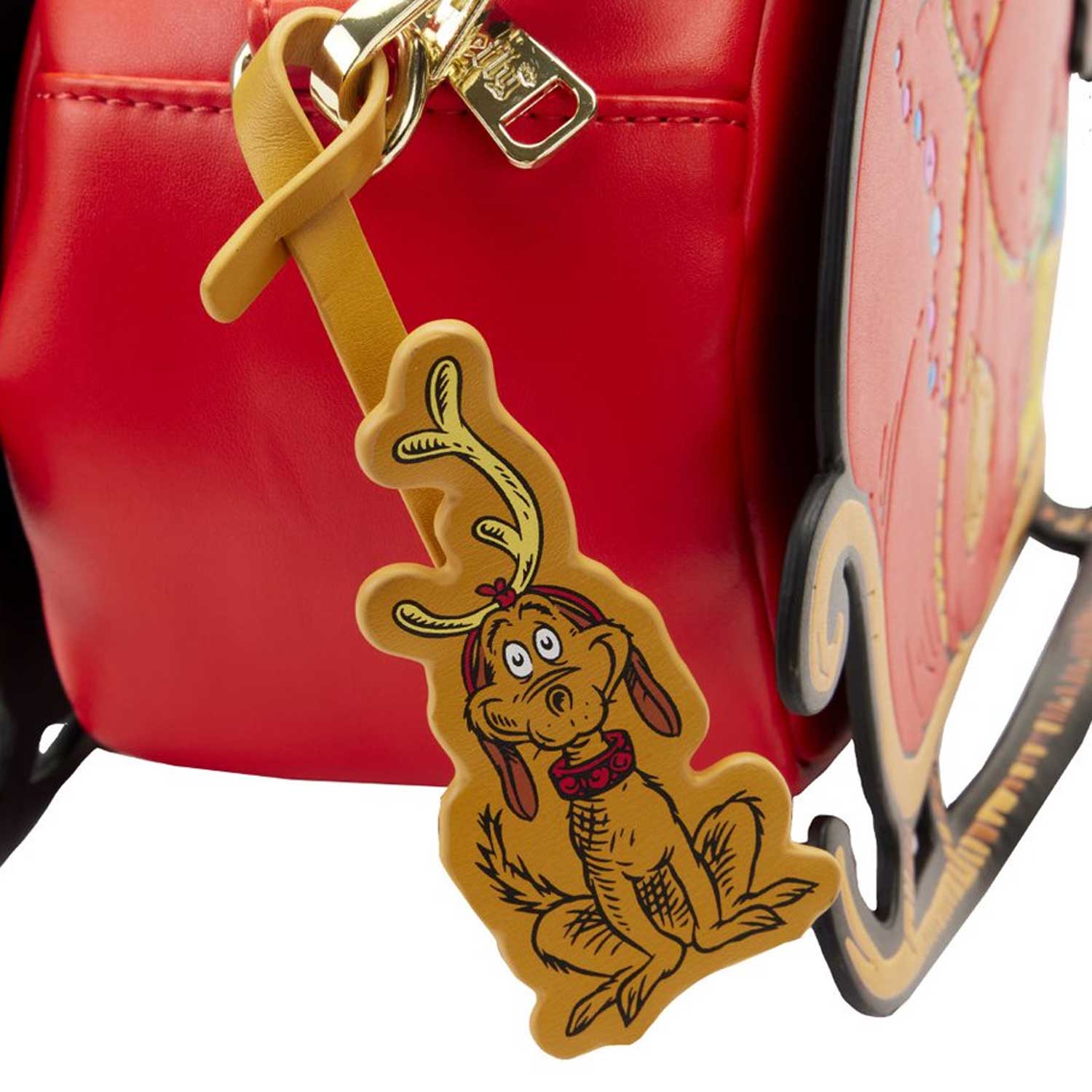 Loungefly x Dr Seuss Grinch Sleigh Crossbody Bag - Image 6