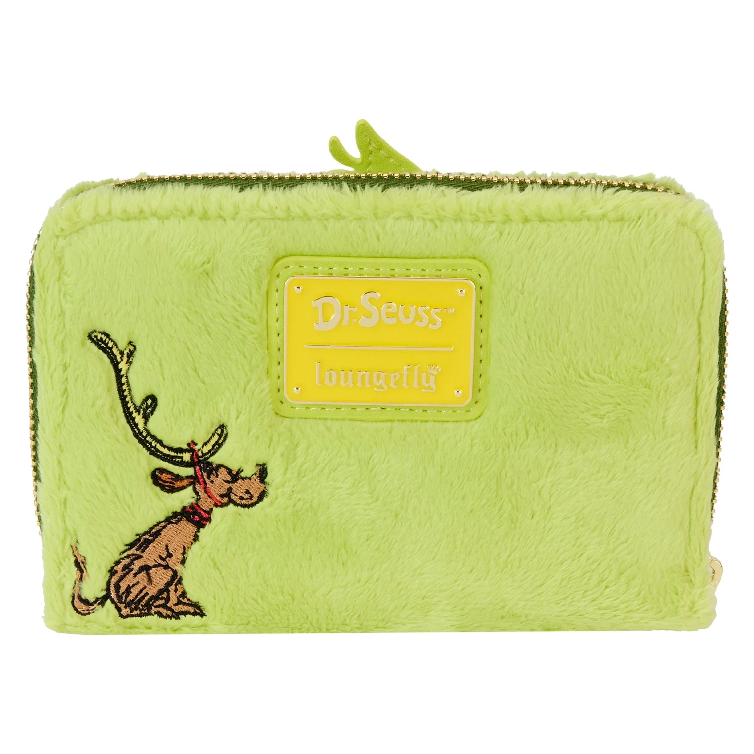 Loungefly x Dr Seuss Plush Grinch Glow Cosplay Zip Around Wallet - Image 3