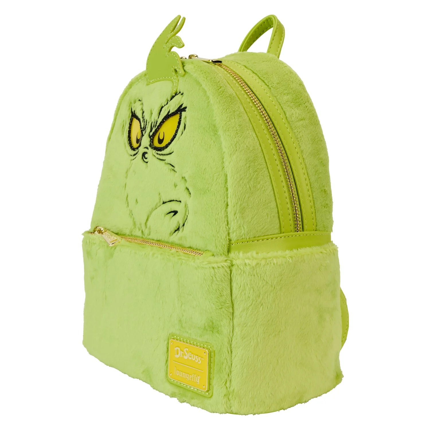 Loungefly x Dr Seuss Plush Grinch Light Up Cosplay Mini Backpack - Image 3