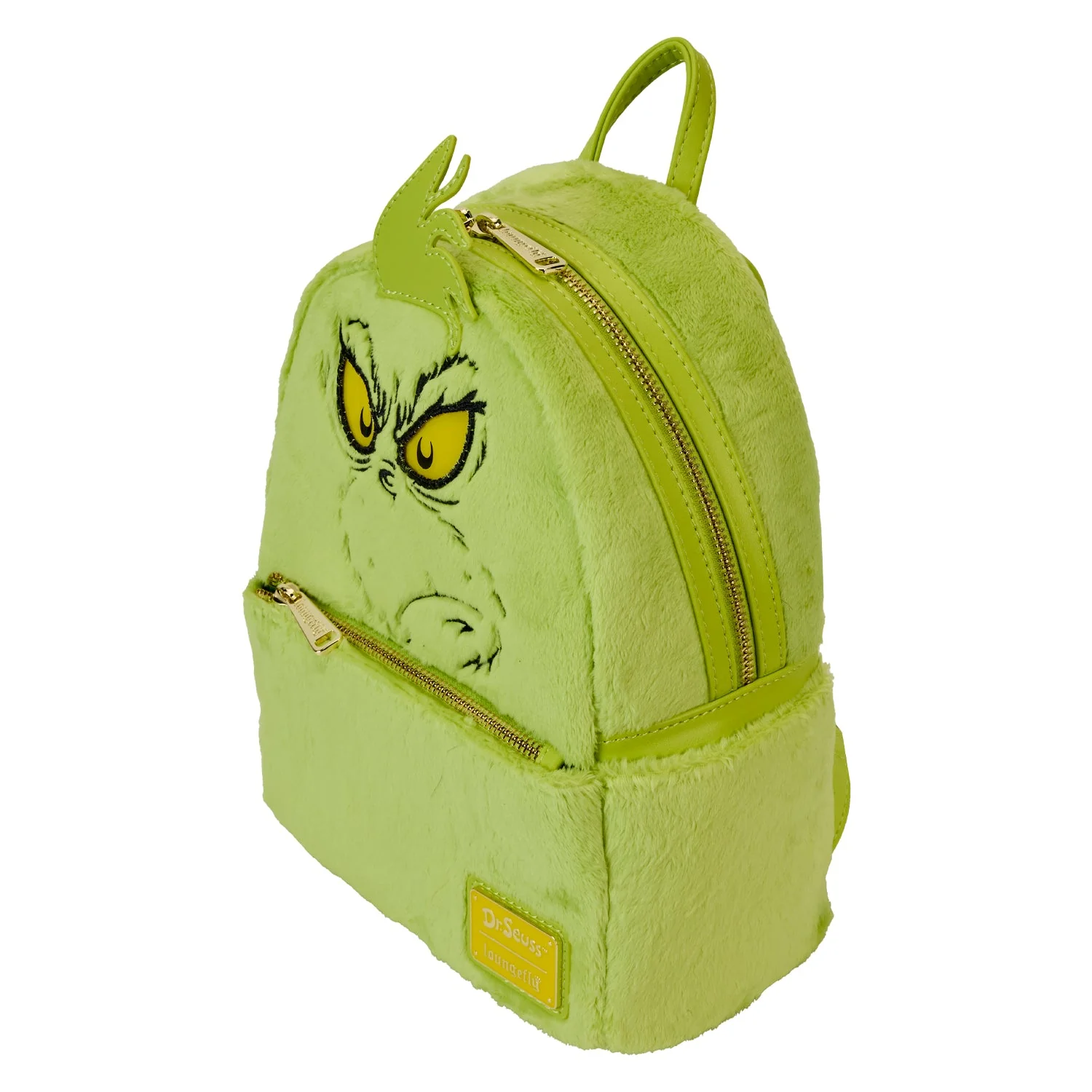 Loungefly x Dr Seuss Plush Grinch Light Up Cosplay Mini Backpack - Image 4