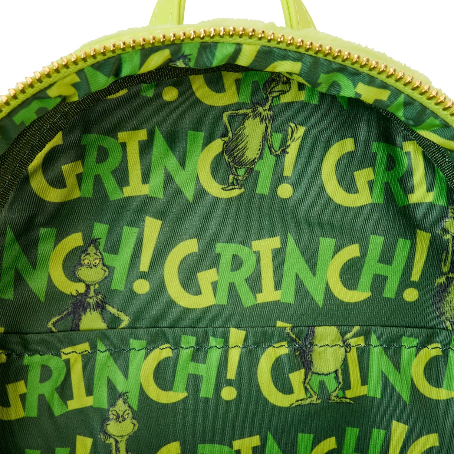 Loungefly x Dr Seuss Plush Grinch Light Up Cosplay Mini Backpack - Image 7