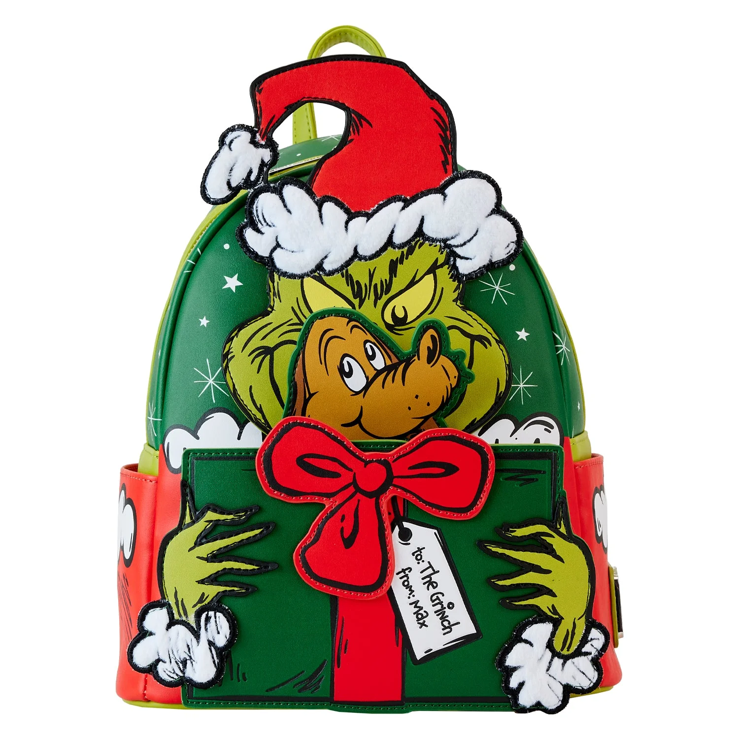 Loungefly x Dr Seuss Santa Grinch Cosplay Mini Backpack - Image 2
