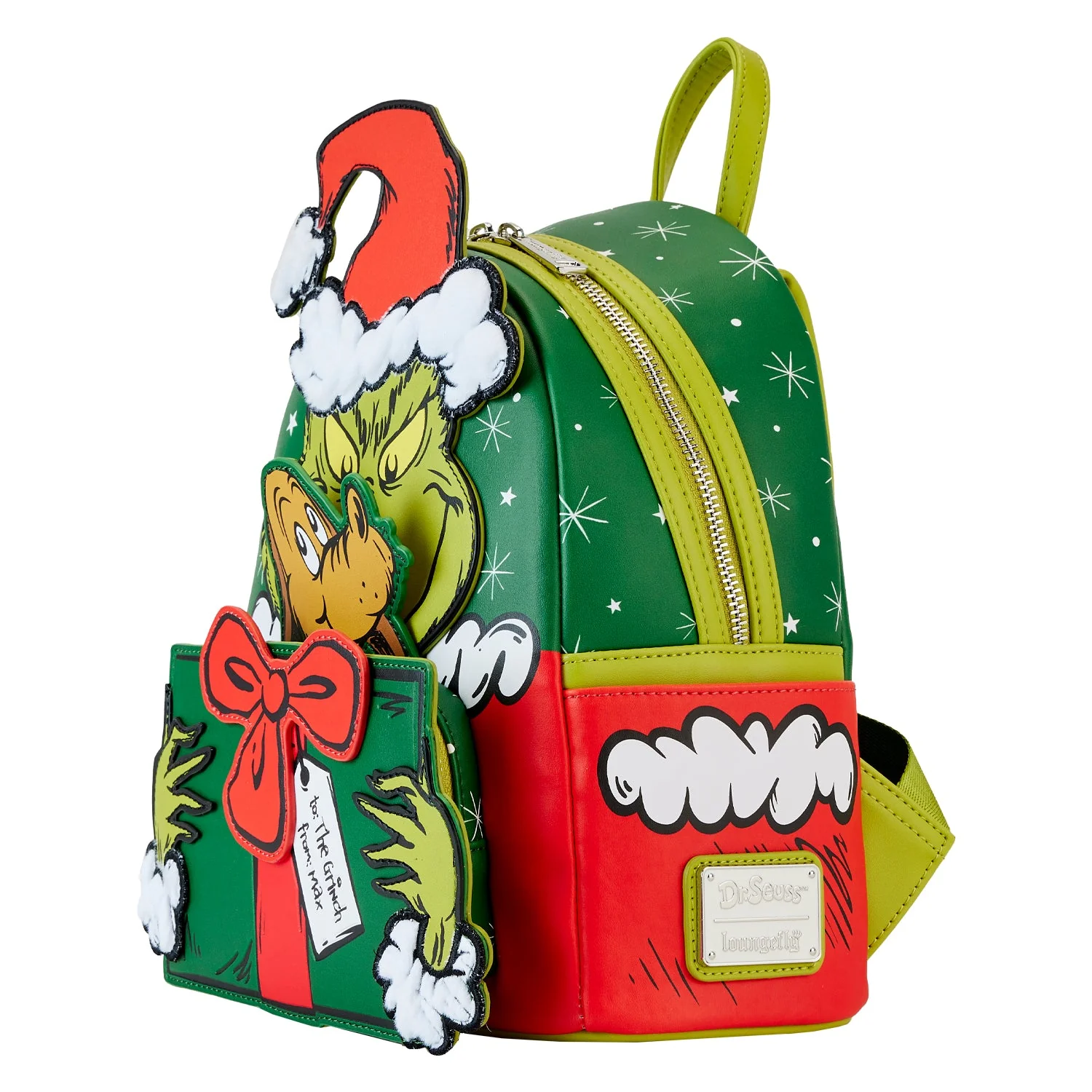 Loungefly x Dr Seuss Santa Grinch Cosplay Mini Backpack - Image 3
