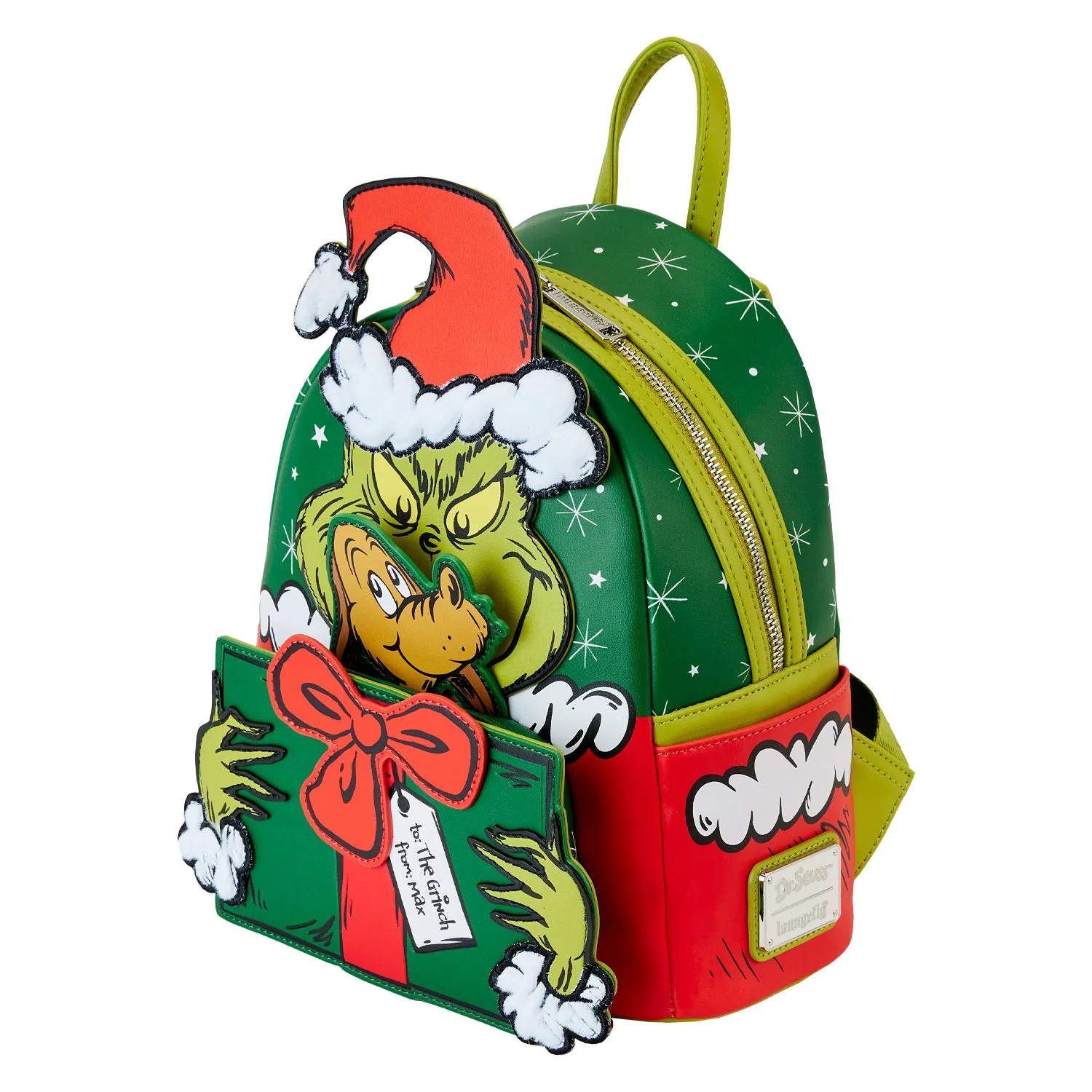 Loungefly x Dr Seuss Santa Grinch Cosplay Mini Backpack - Image 4